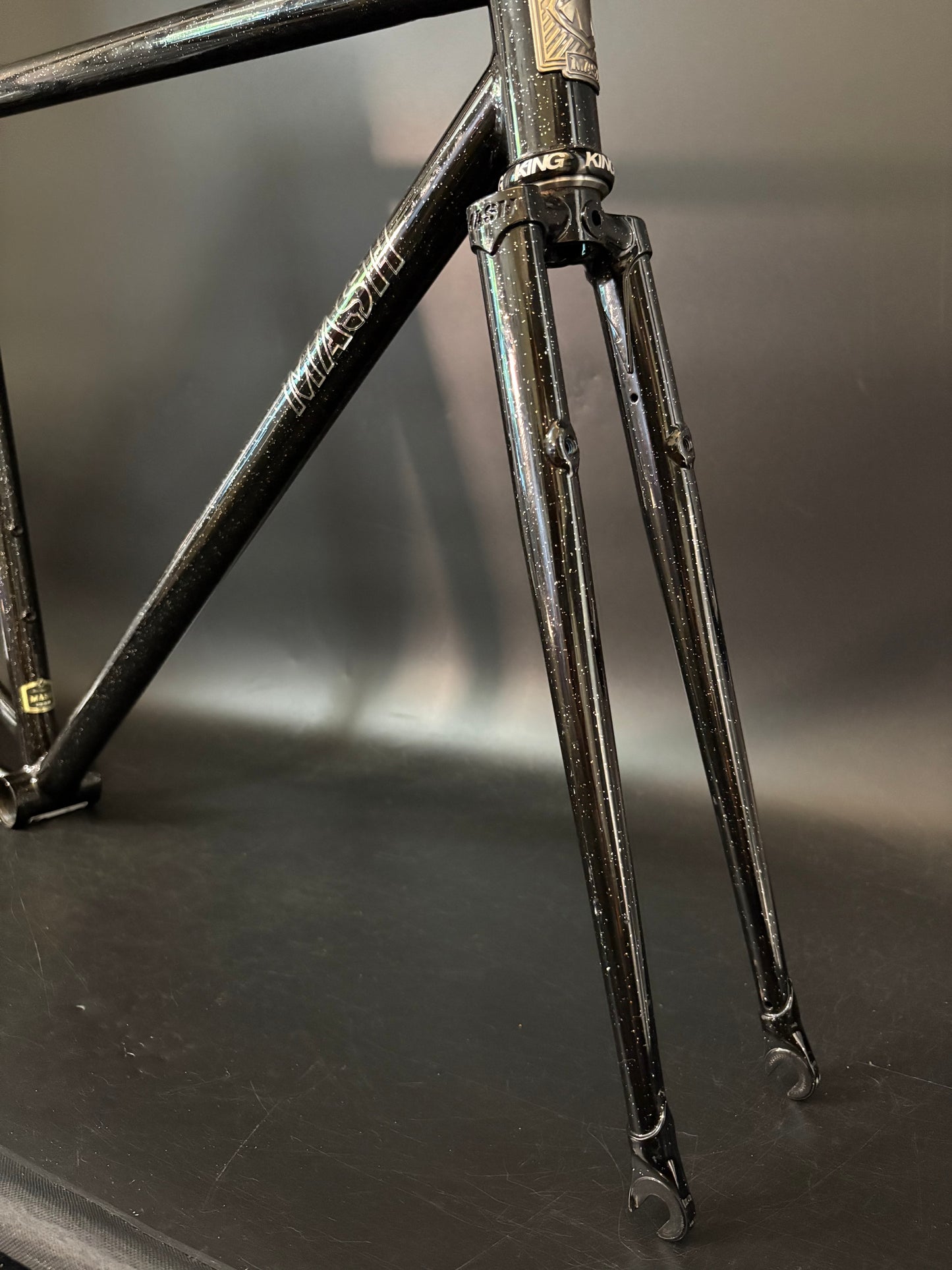 Mash Steel Frameset Black Sparkle MJS 53cm Small