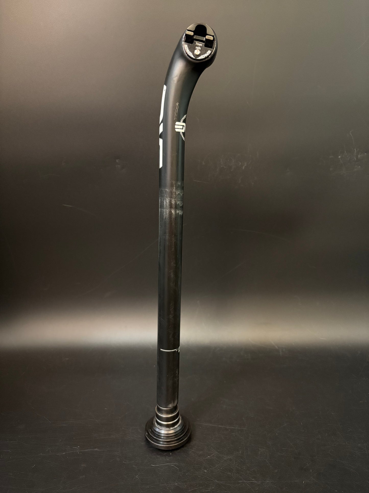 Enve White Logo Setback Seatpost Carbon 27.2 400mm
