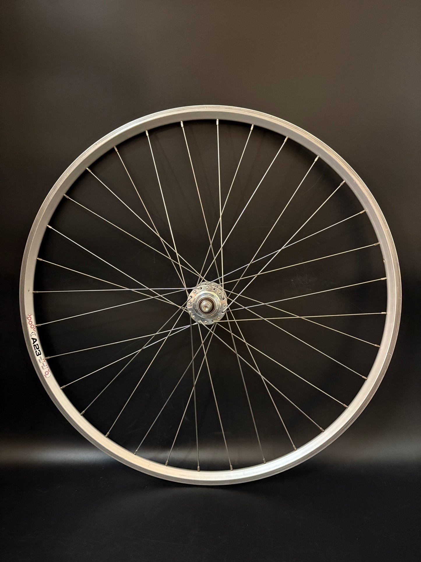 Velocity A23 Silver / Phil Wood Wheelset 32h