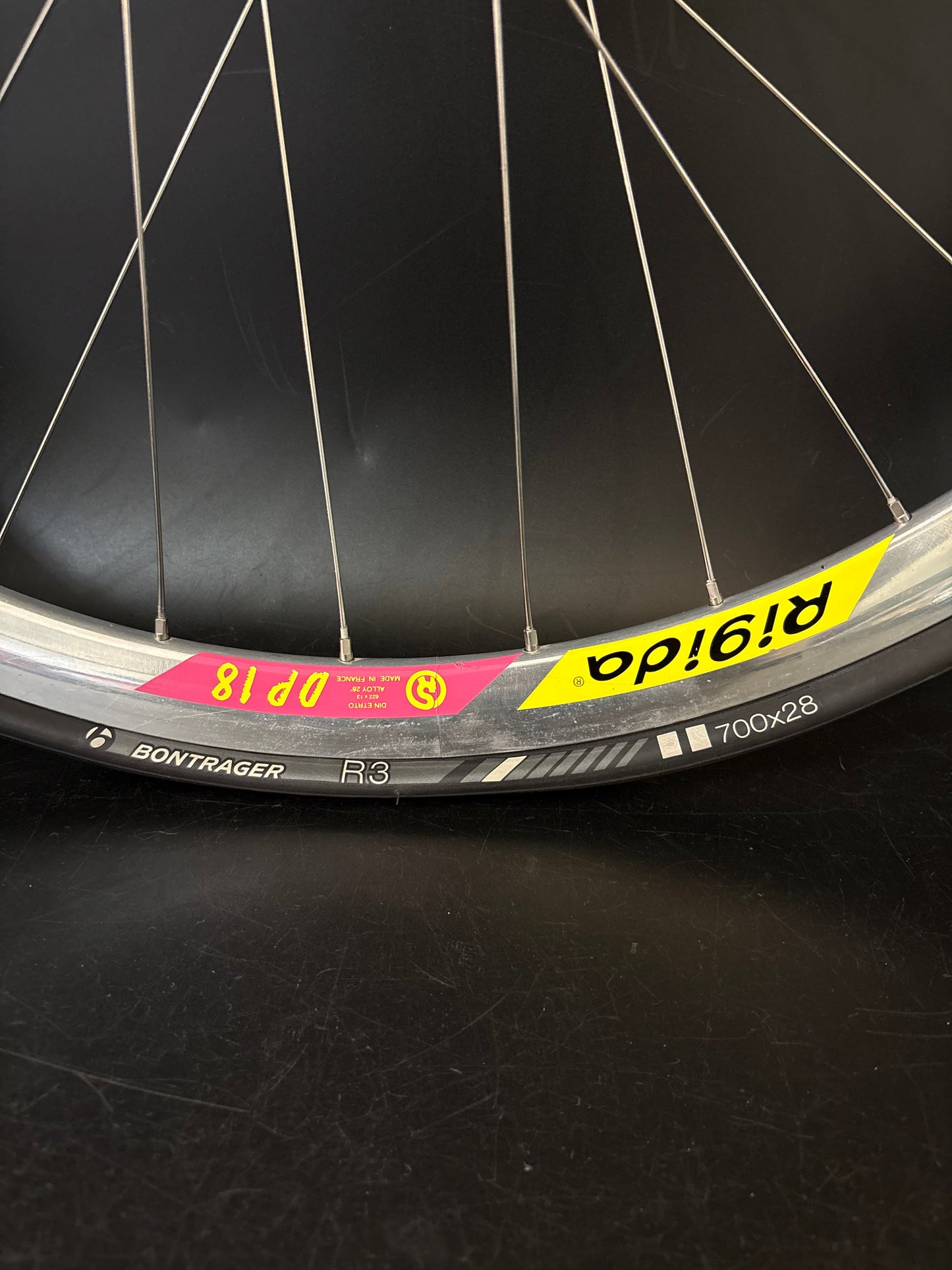 Rigida DP18 / Phil Wood HF Wheelset Silver 32h