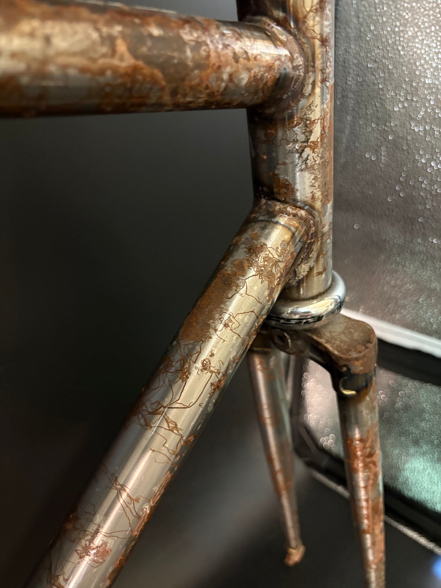 Chas’ Cinelli Mash Work Frameset Raw Prototype #1 55cm