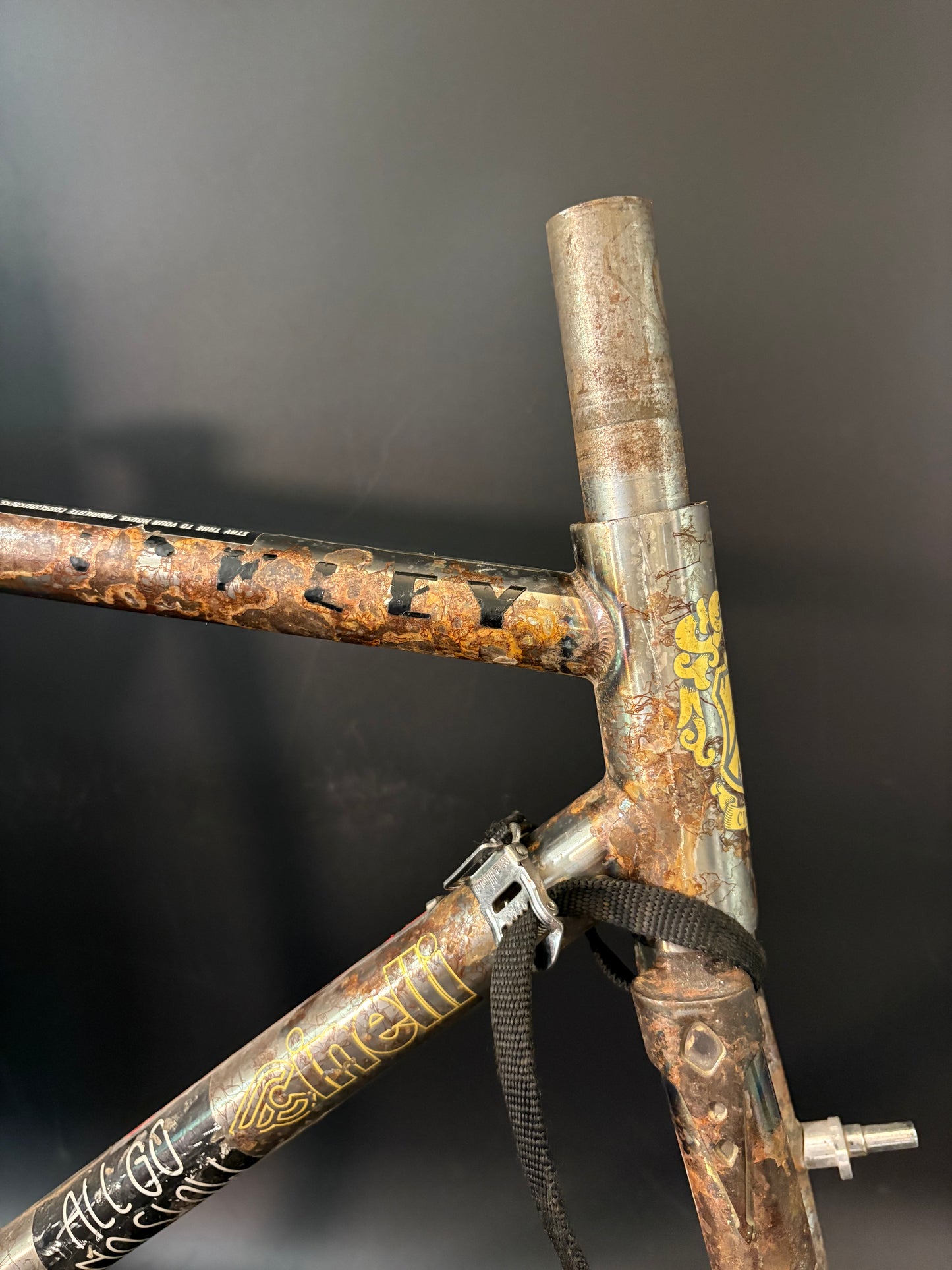 Chas’ Cinelli Mash Work Frameset Raw Prototype #2 55cm