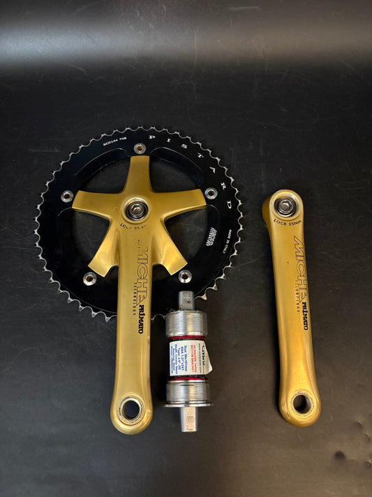 Miche Primato Advanced Crankset Gold 165mm 48t