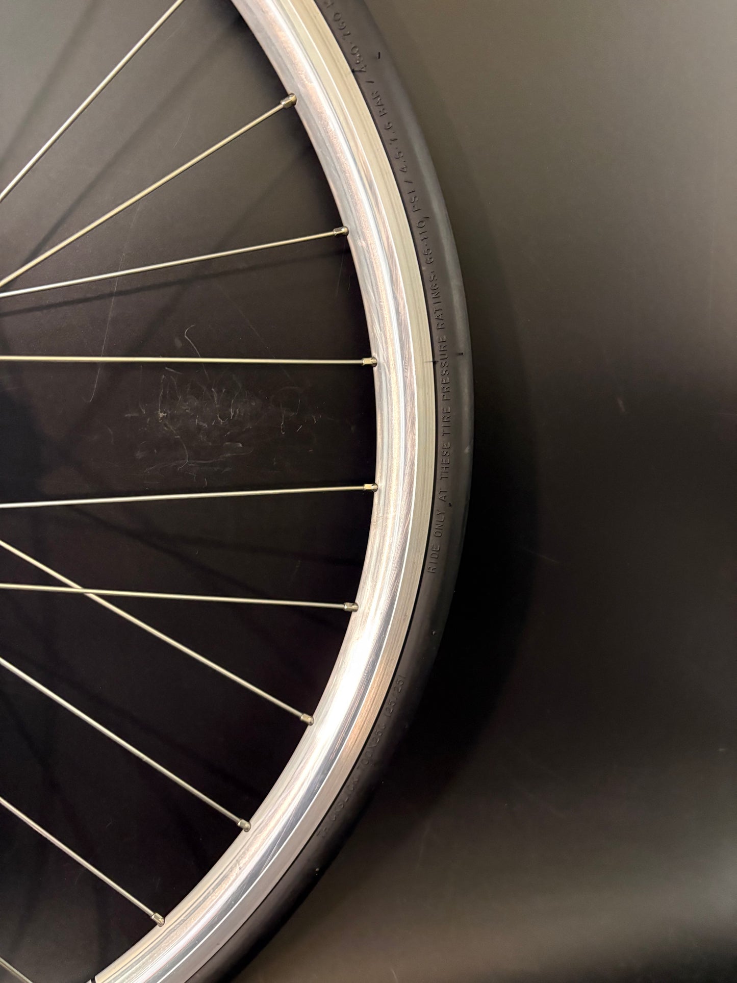 H Plus Son Archetype / Phil Wood HF Wheelset Silver 32h