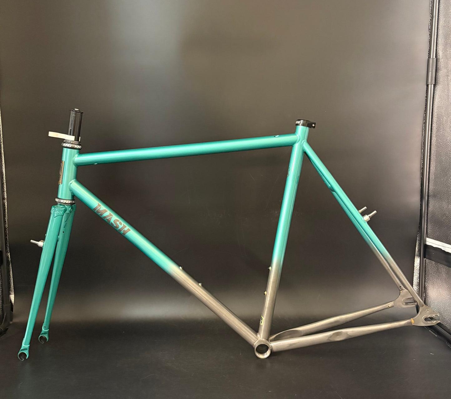 Mash Steel Frameset Teal/Raw 55cm Medium