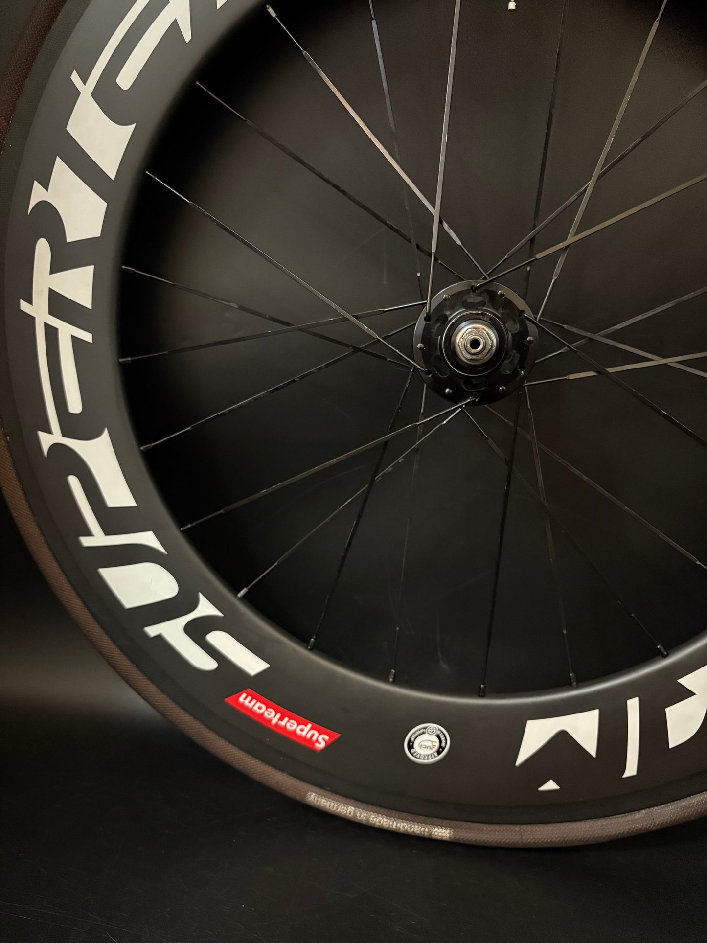 Superteam Carbon Clincher 88mm Rear Wheel 24h