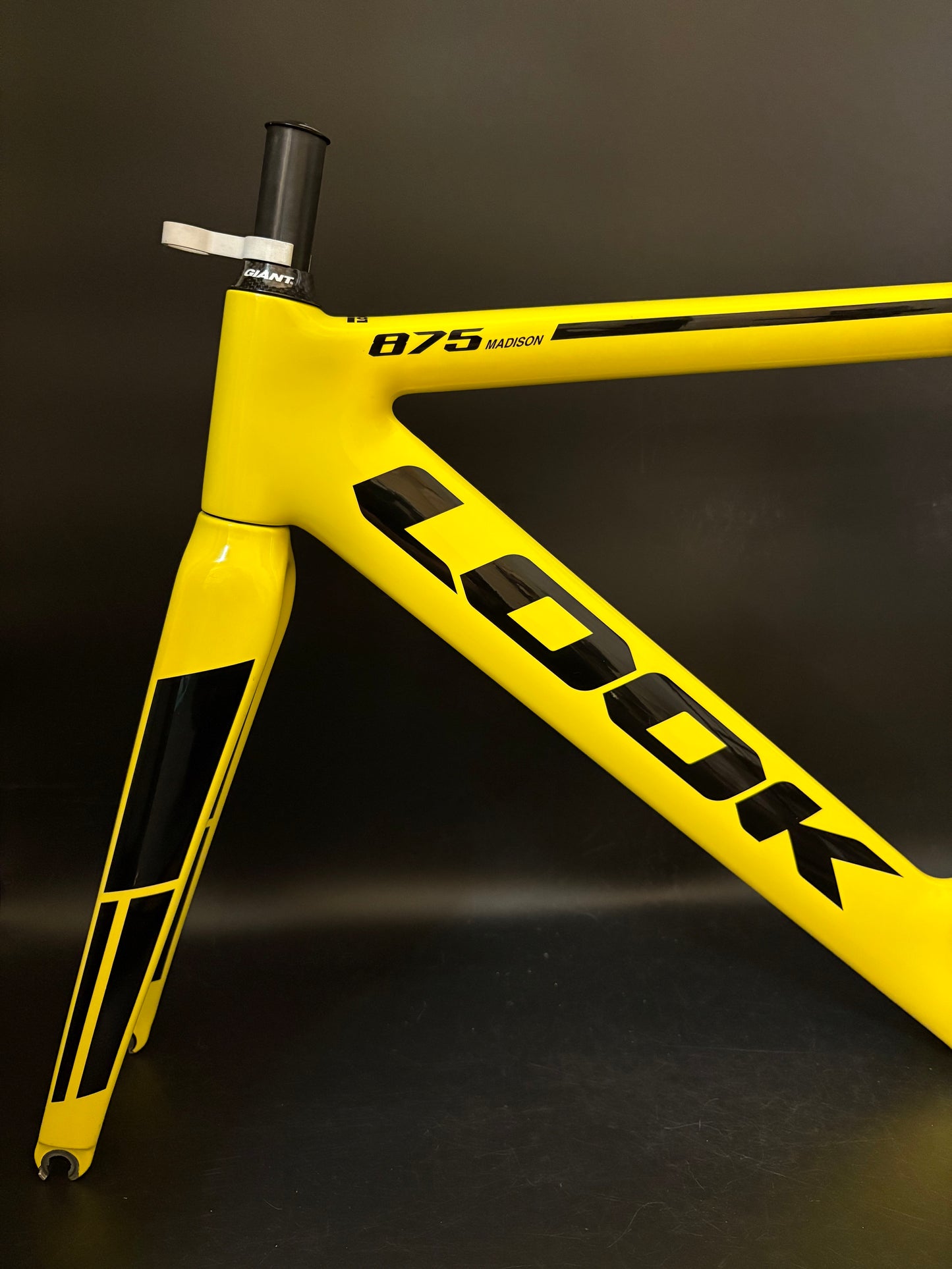 Look 875 Madison Frameset Yellow Carbon Small