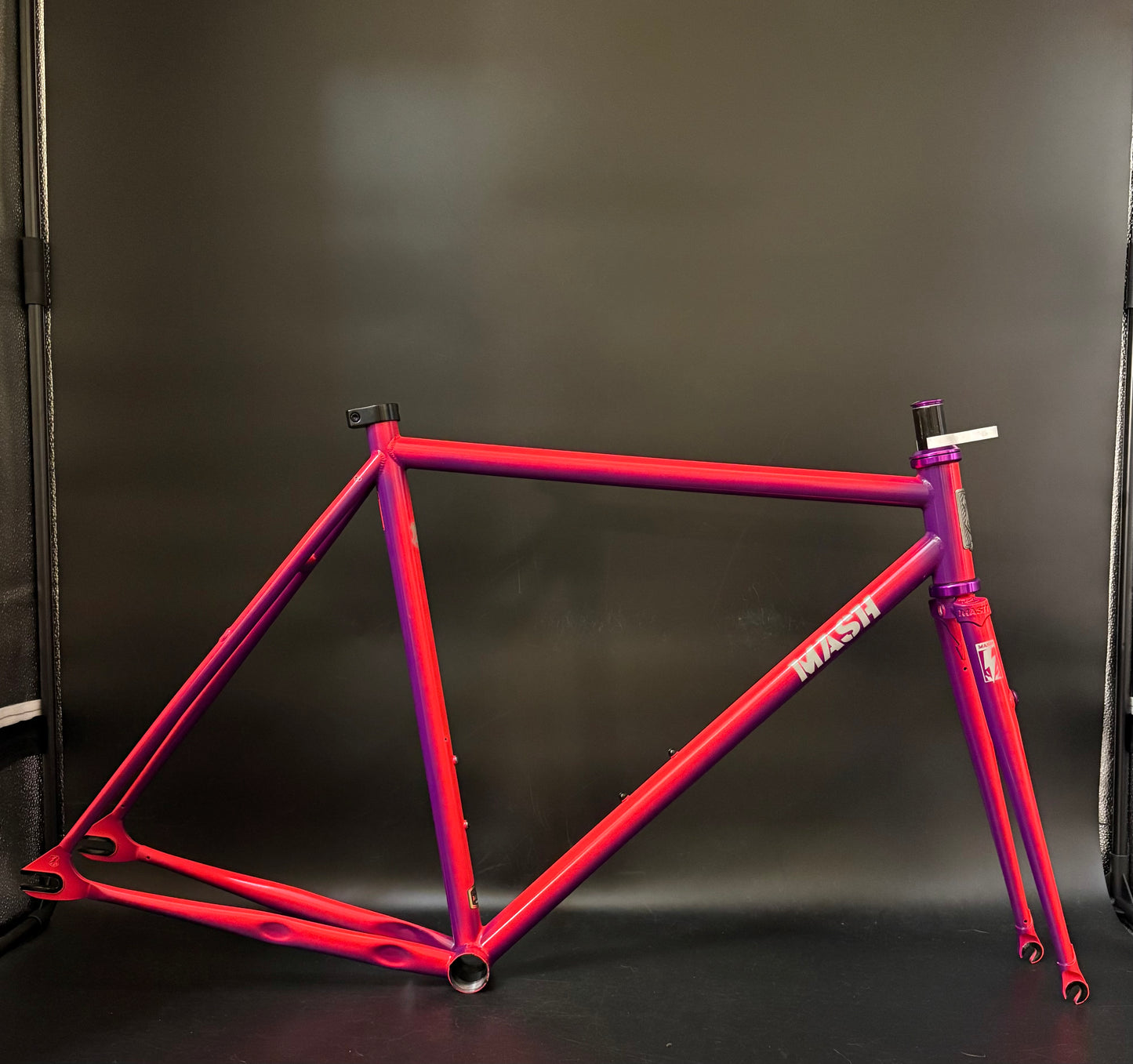 Mash Steel Frameset Neon Purple Fade 53cm