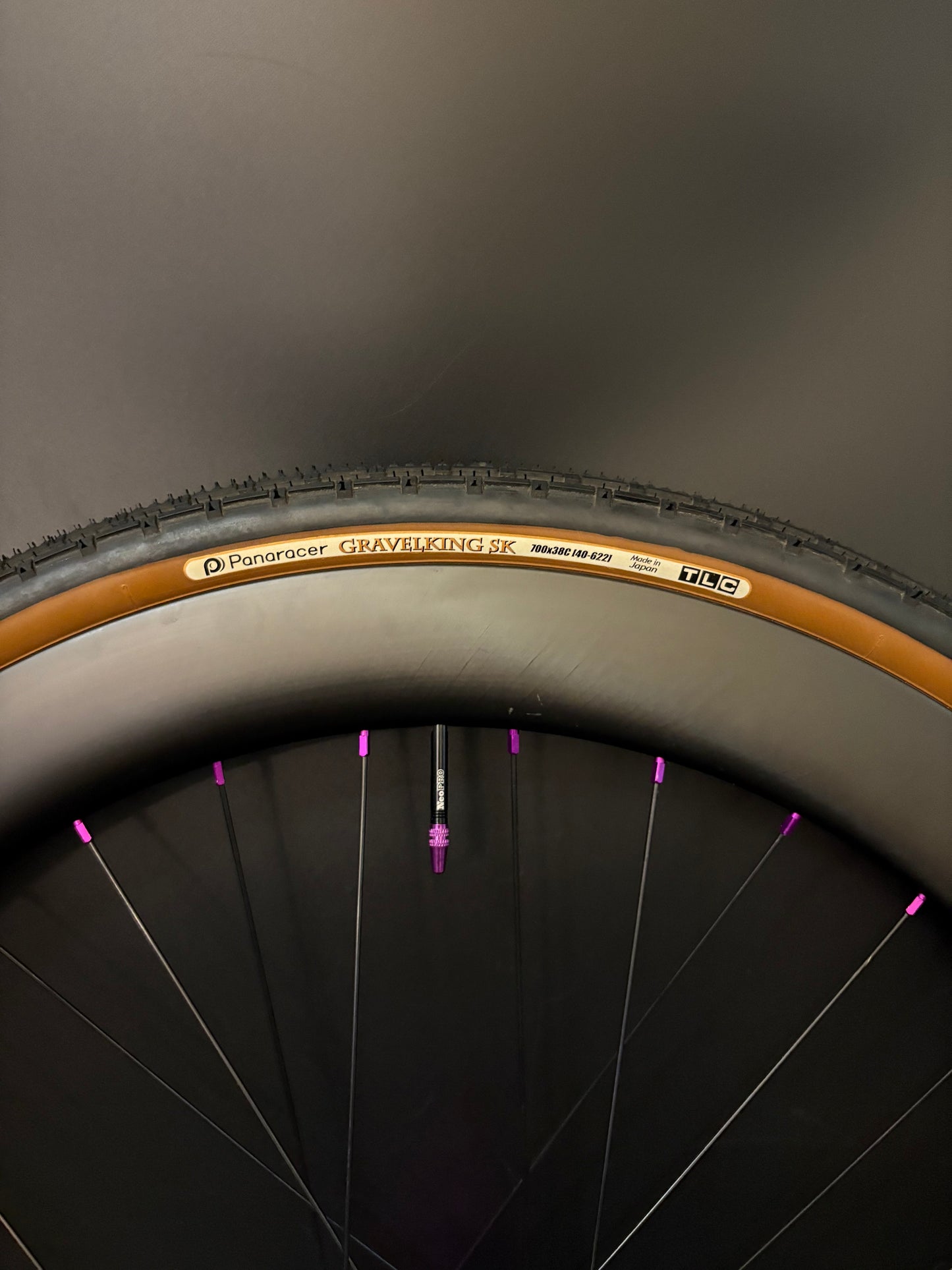 Light Bicycle 55/65mm Carbon / Phil Wood Pro HF Wheelset Purple 32h