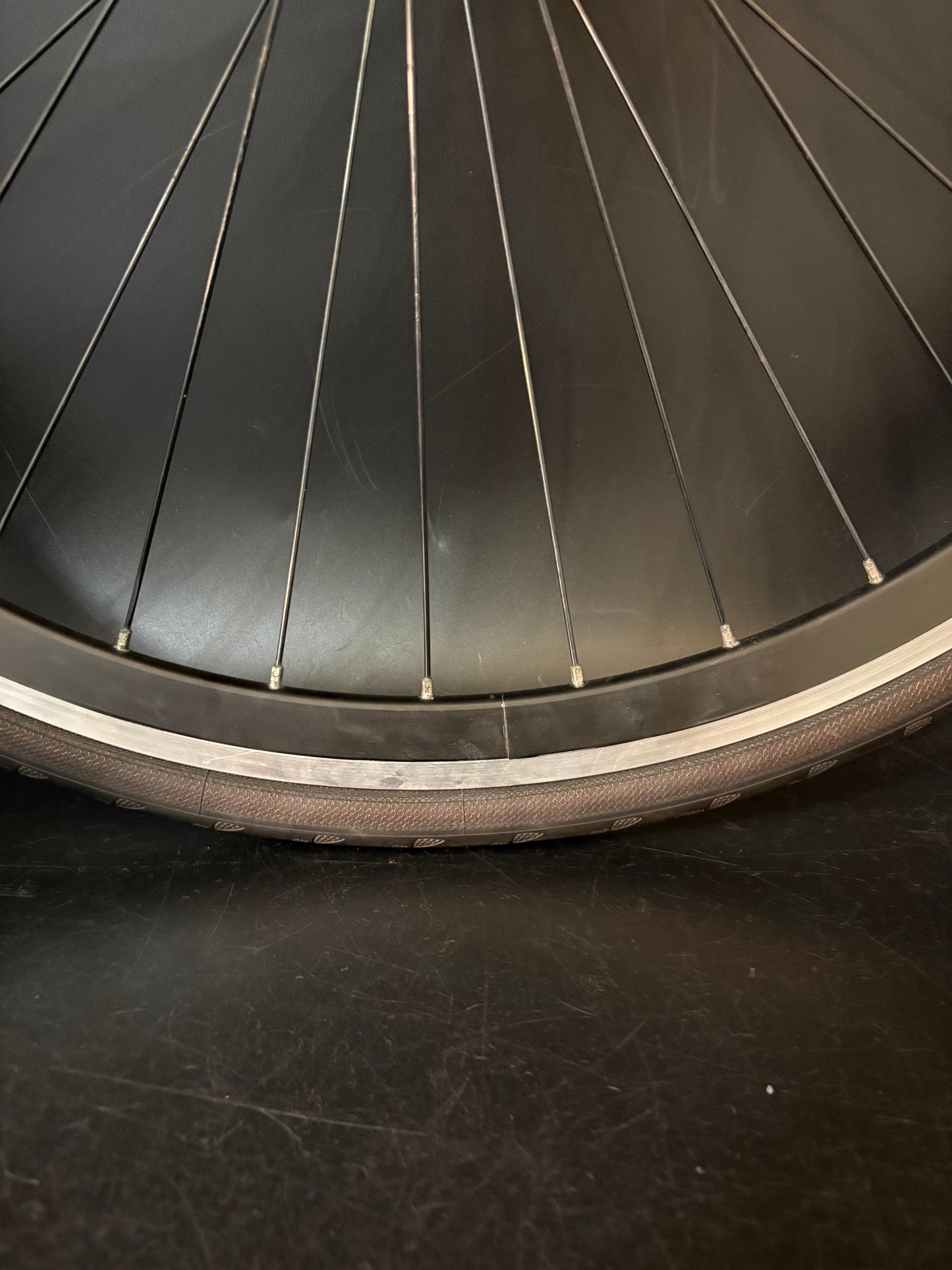 Deep V Machined Black / Surly Wheelset 36h