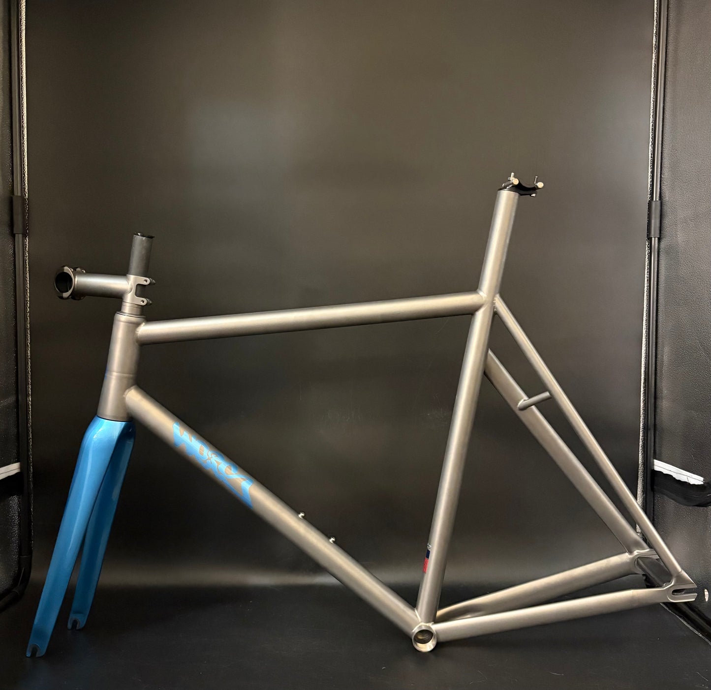 NEW Weis Hammer Ti Track Frameset Titanium Custom Finishing 55.5cm TT 71cm ST center