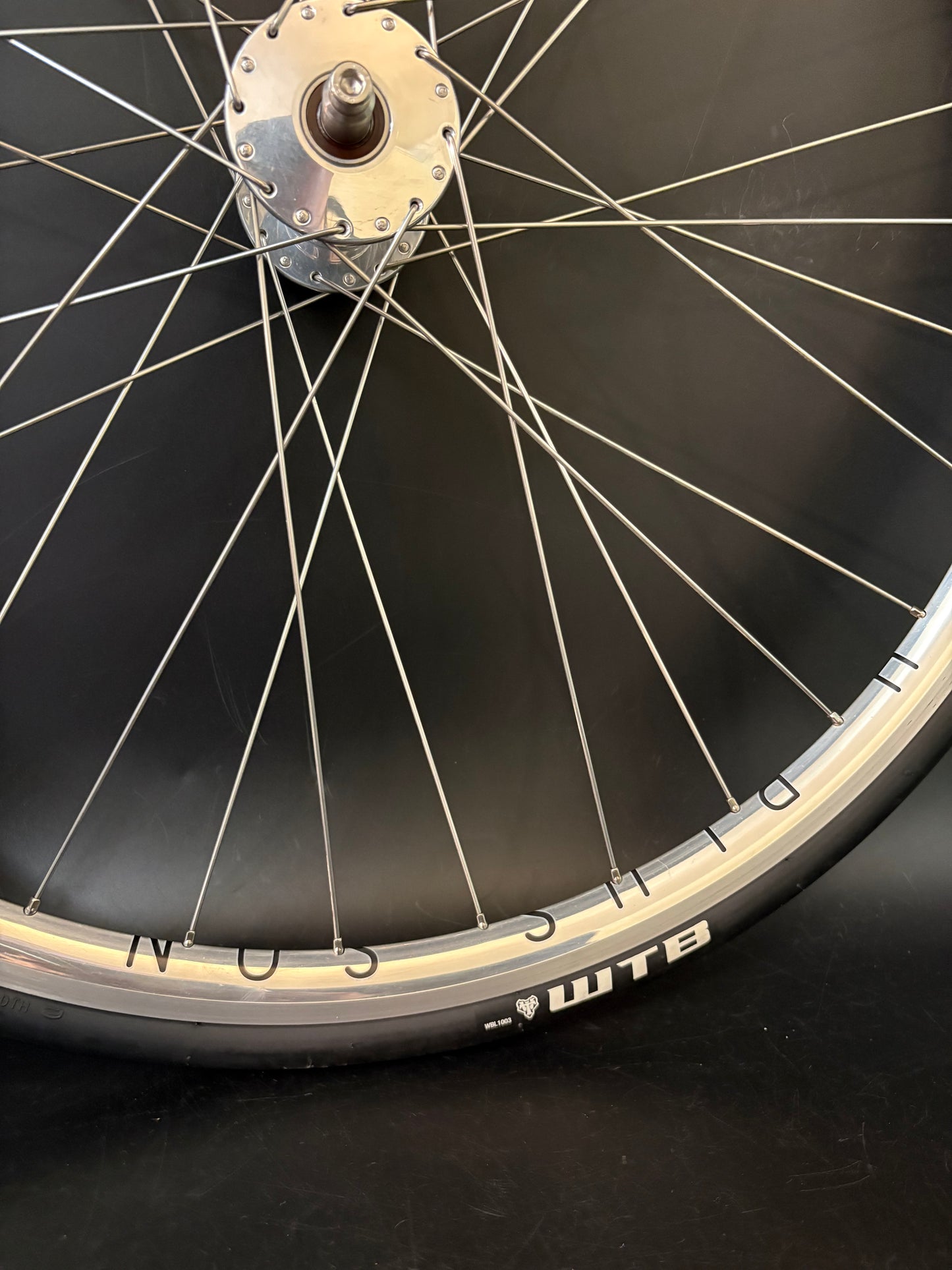 H Plus Son Archetype / Phil Wood HF Wheelset Silver 32h