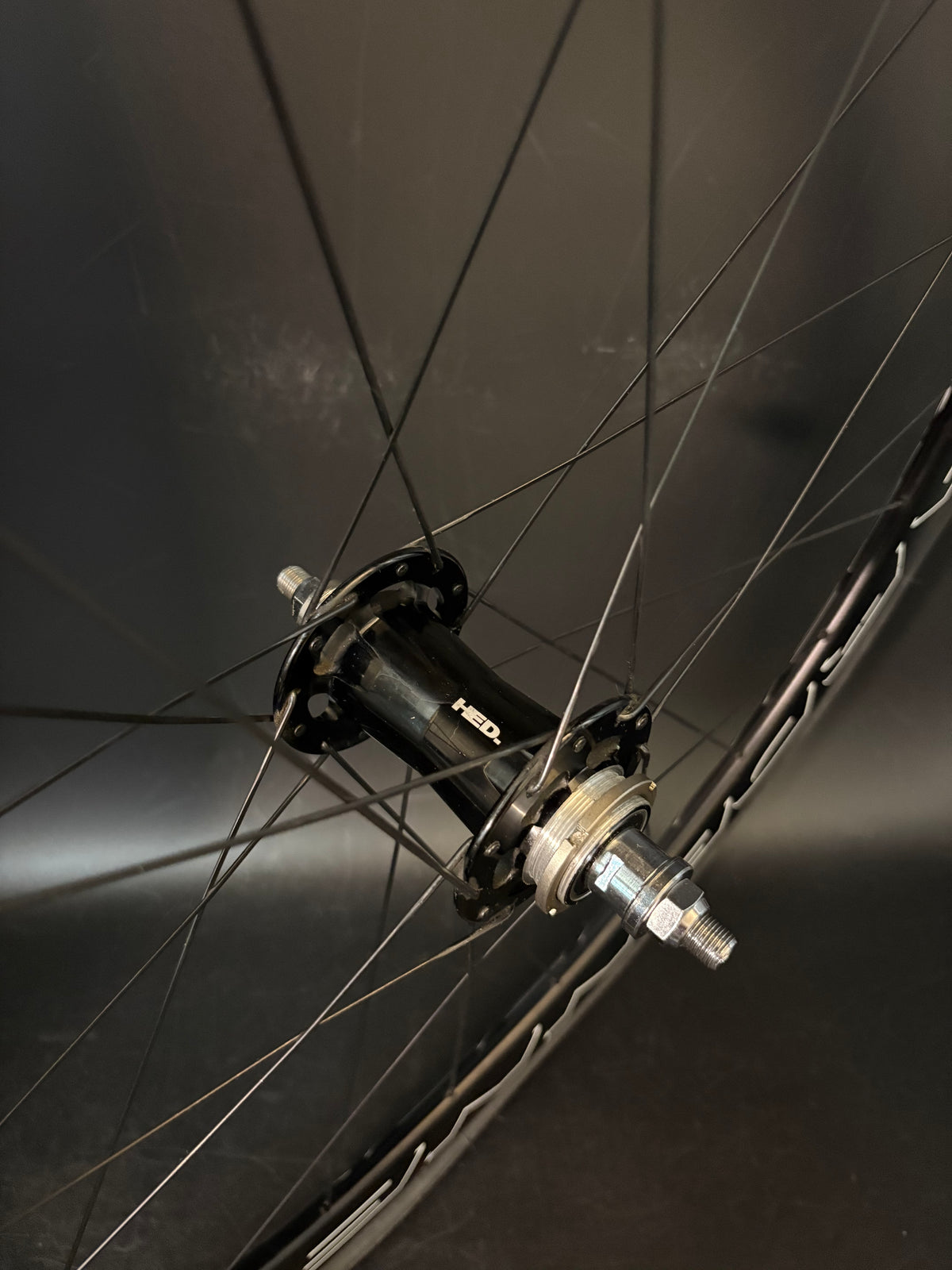 HED Ardennes Track Wheelset Black 24h