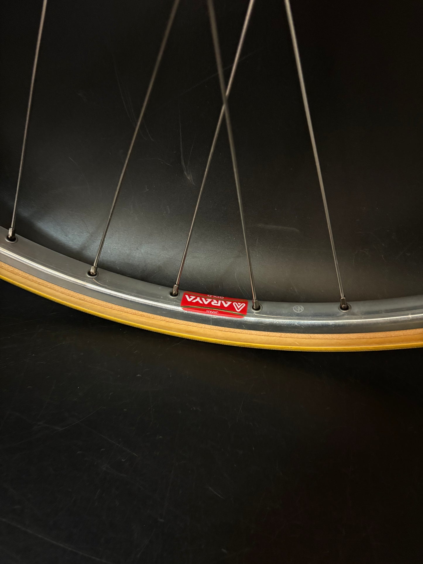 Araya Gold Tubular / Dura Ace 7600 NJS Wheelset 36h
