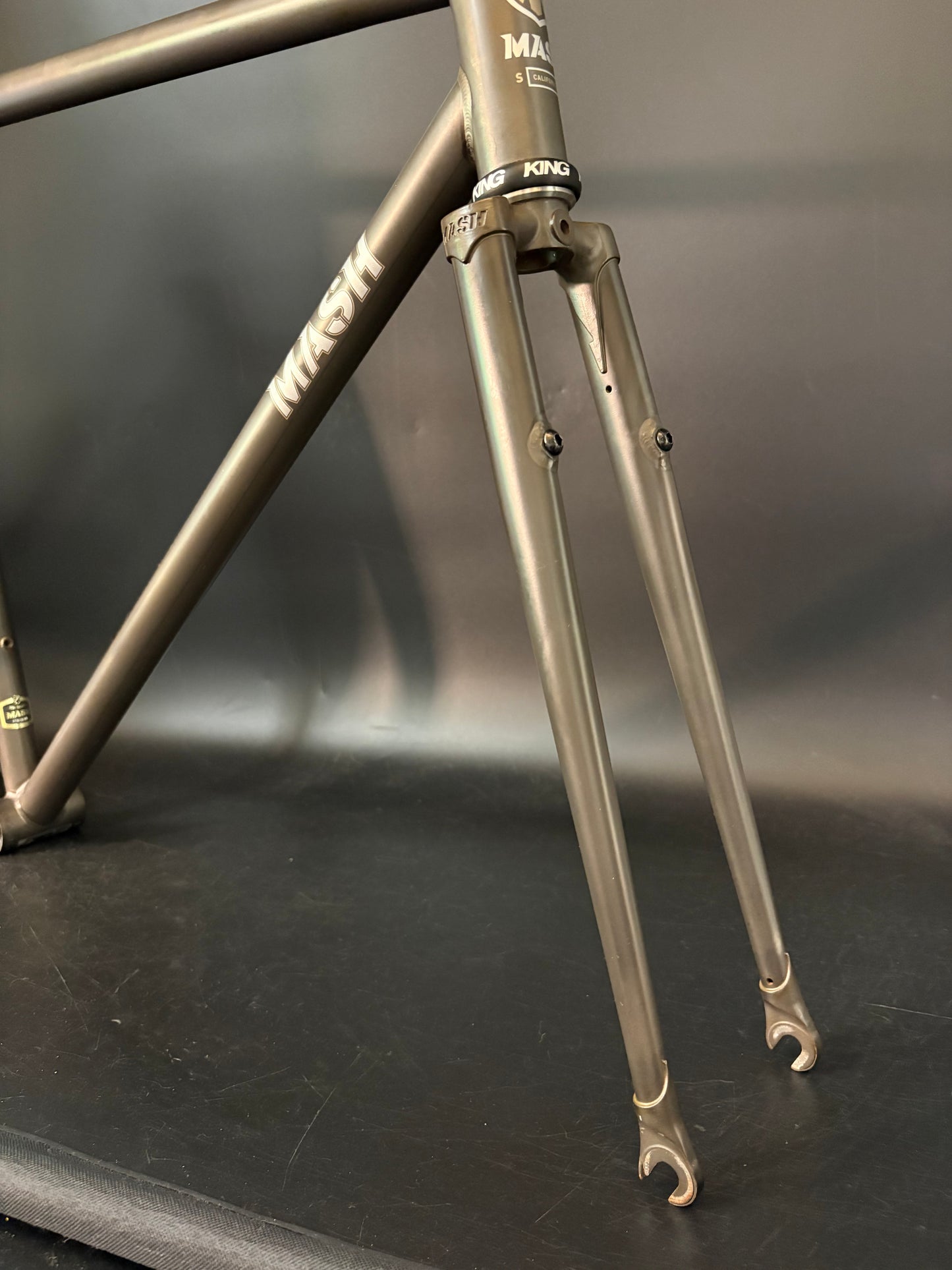 Mash Steel Frameset Raw 55cm