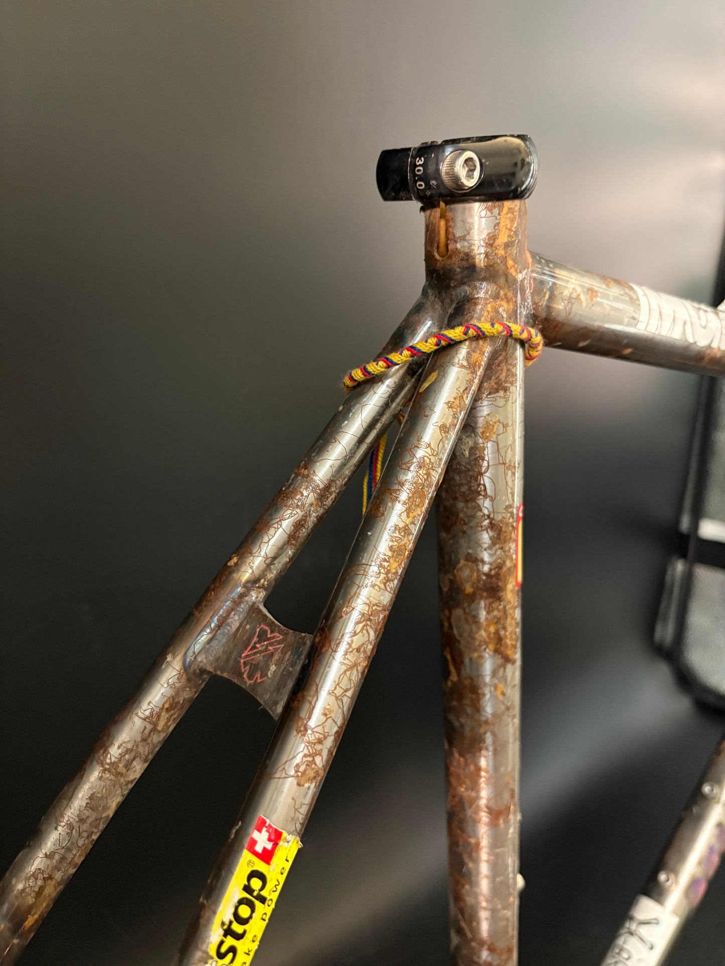 Chas’ Cinelli Mash Work Frameset Raw Prototype #2 55cm