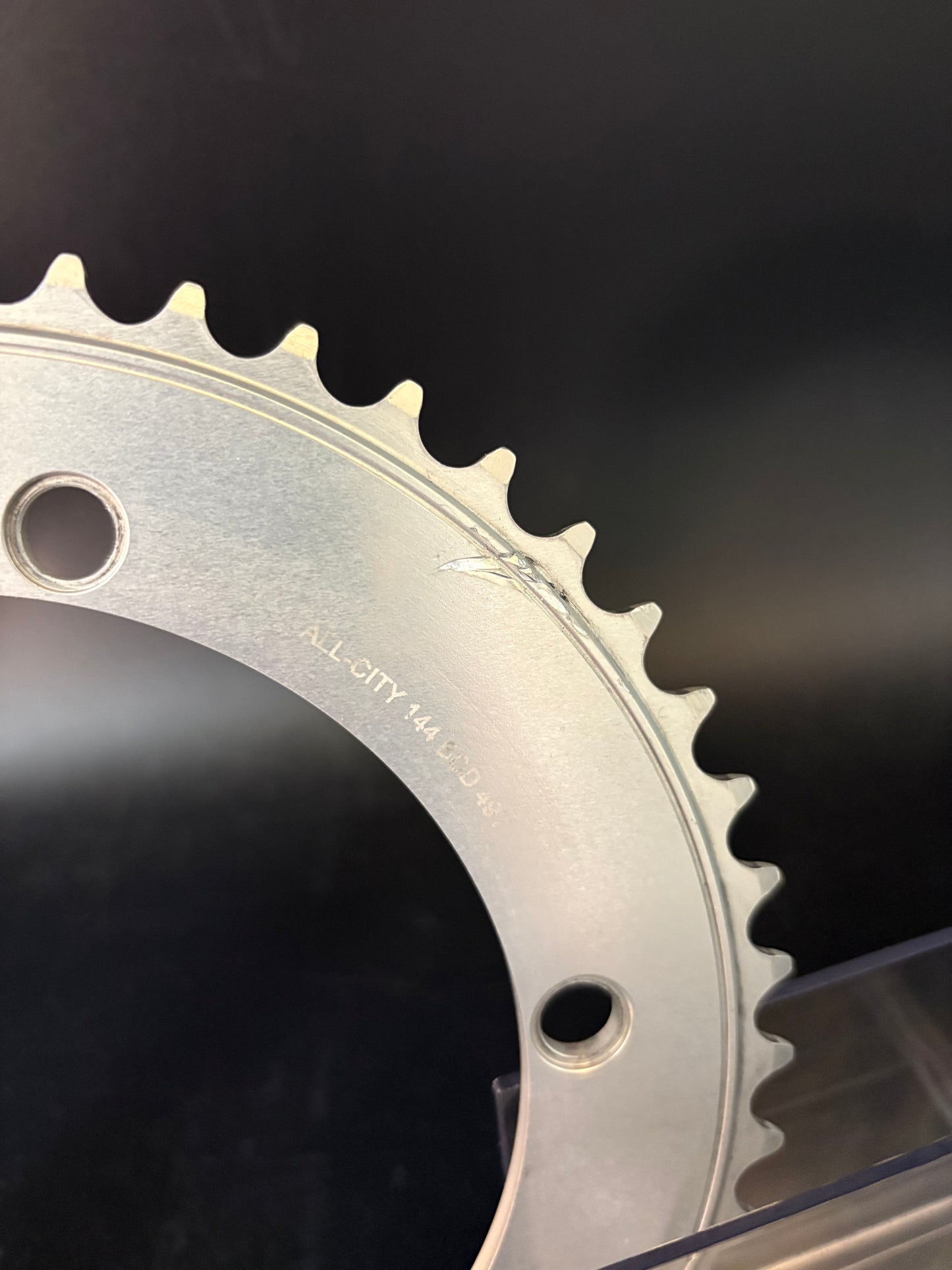 All City Track Chainring Silver 49t