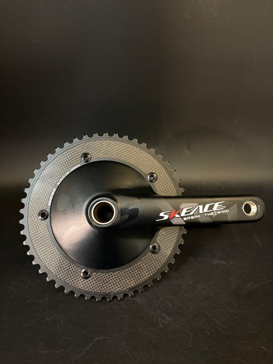 Skeace Break the Wind Crankset Black 165mm 49t
