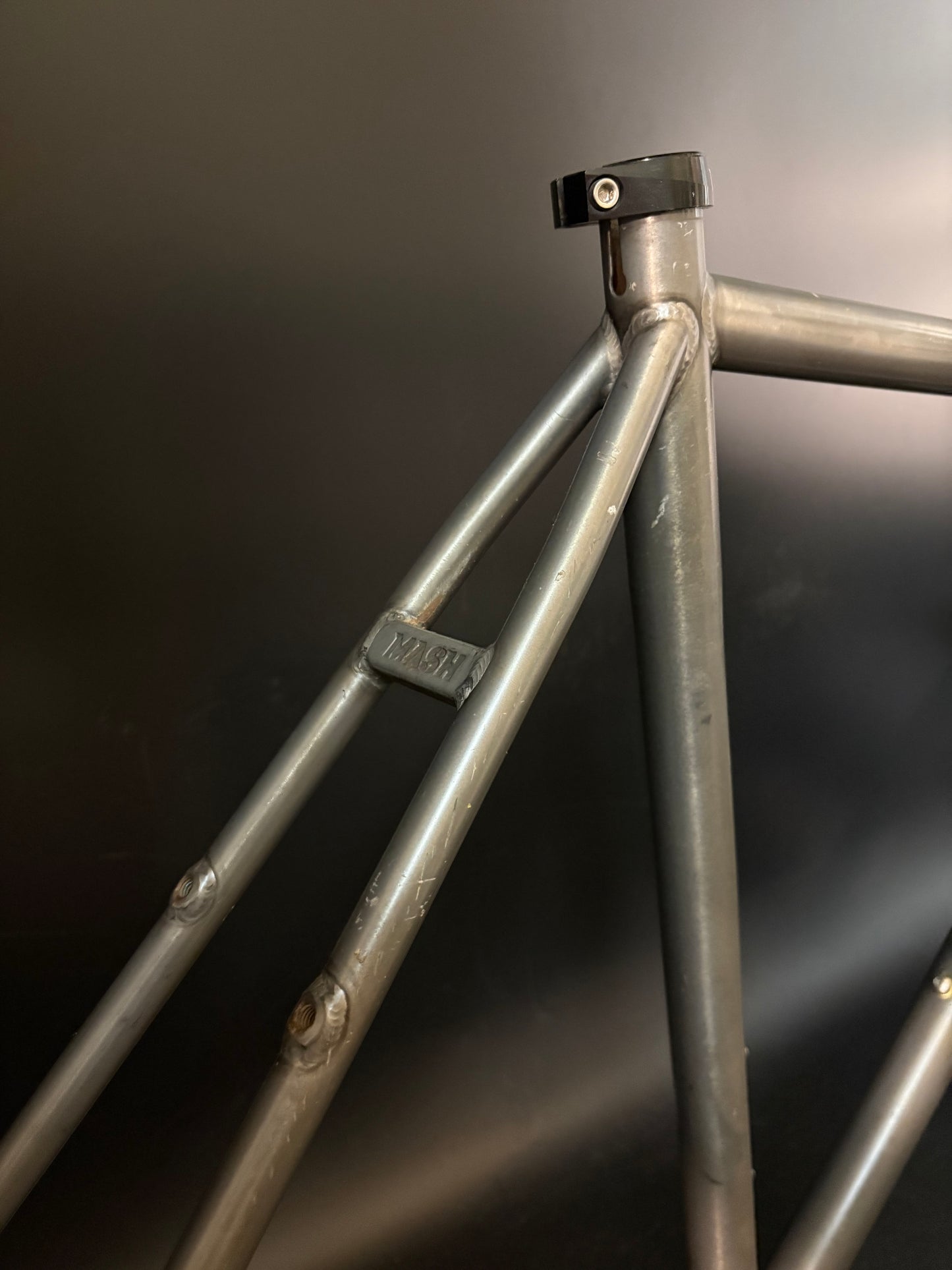 Mash Steel Frameset Raw 50cm XS w/ Rack