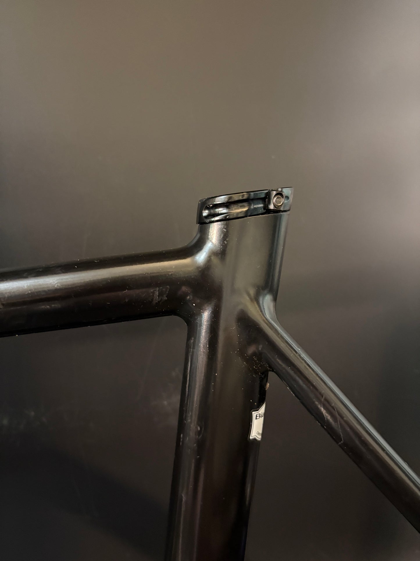 Bianchi Super Pista Frameset Black/Celeste 53cm