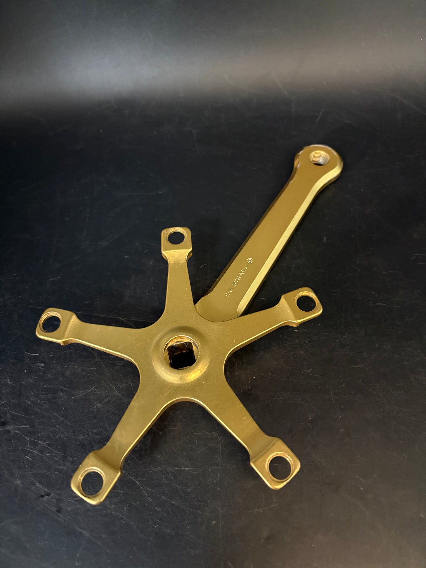Campagnolo Strada Crankset Gold 170mm 144bcd 44t