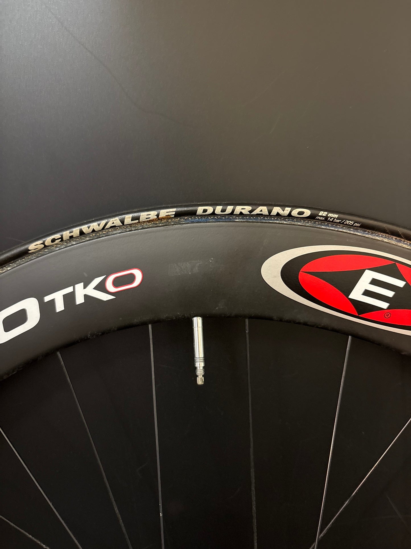 Easton EC90 TKO 55mm Carbon Tubular Wheelset 20/28h