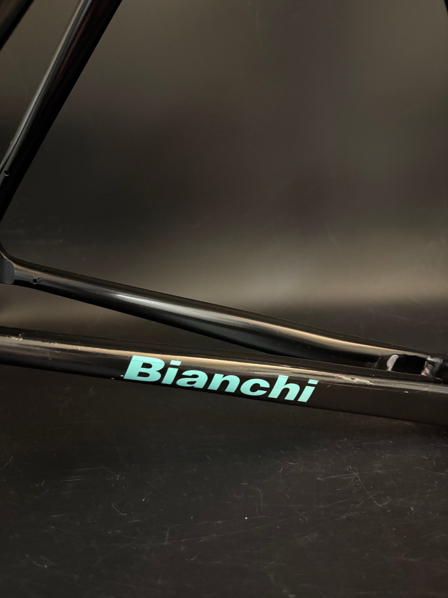 Bianchi Super Pista Frameset Black/Celeste 53cm