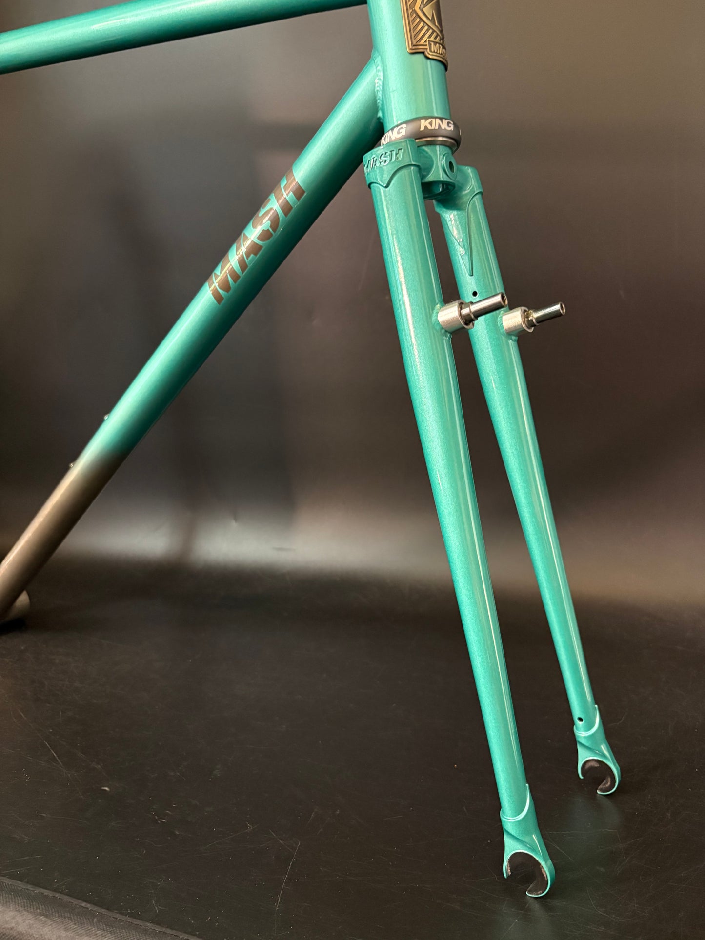 Mash Steel Frameset Teal/Raw 55cm Medium