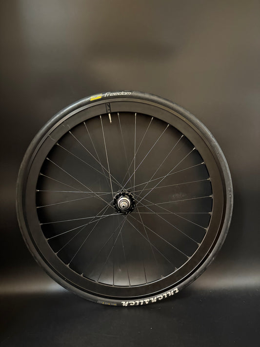 H Plus Son SL42 Black / All City Rear Wheel 32h
