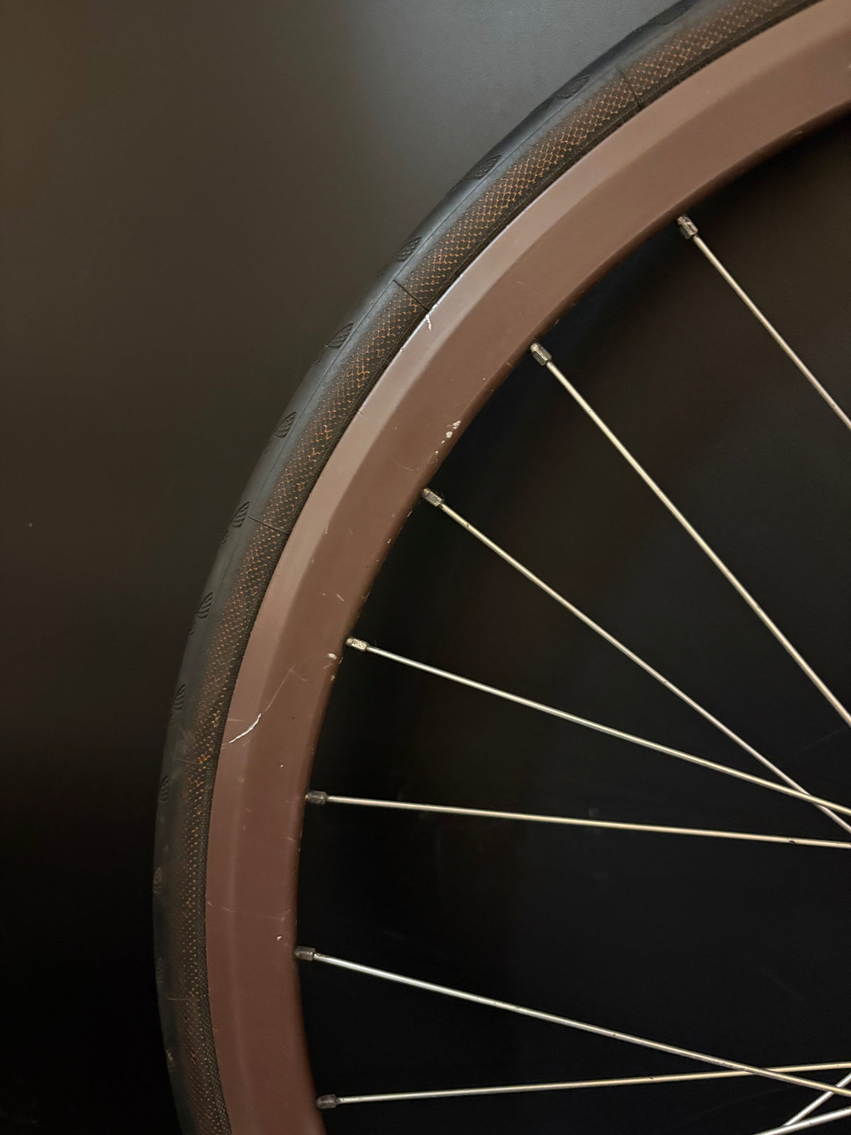 Velocity Deep V Brown / Formula Rear Wheel 32h