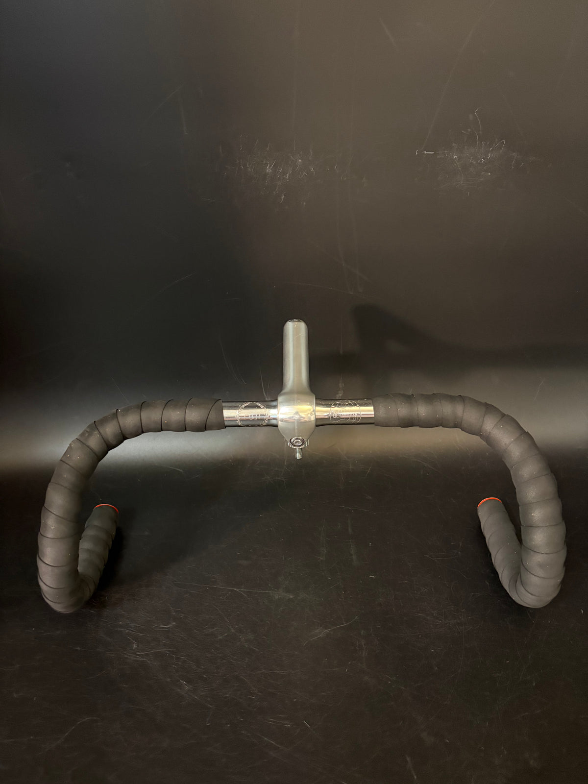 Nitto Fuji Olympiade Drop Handlebar Silver 39cm + Nitto Jaguar Stem 100mm 25.4