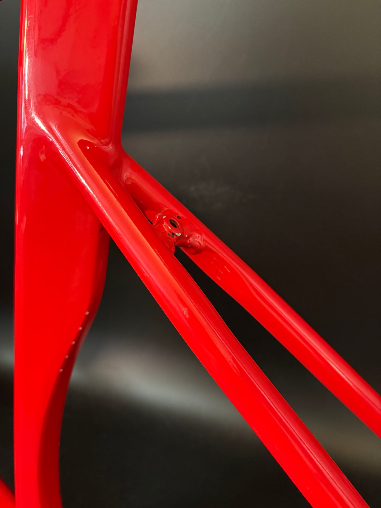 Fabricbike Aero Frameset Red 54cm w/ Stem + Drops