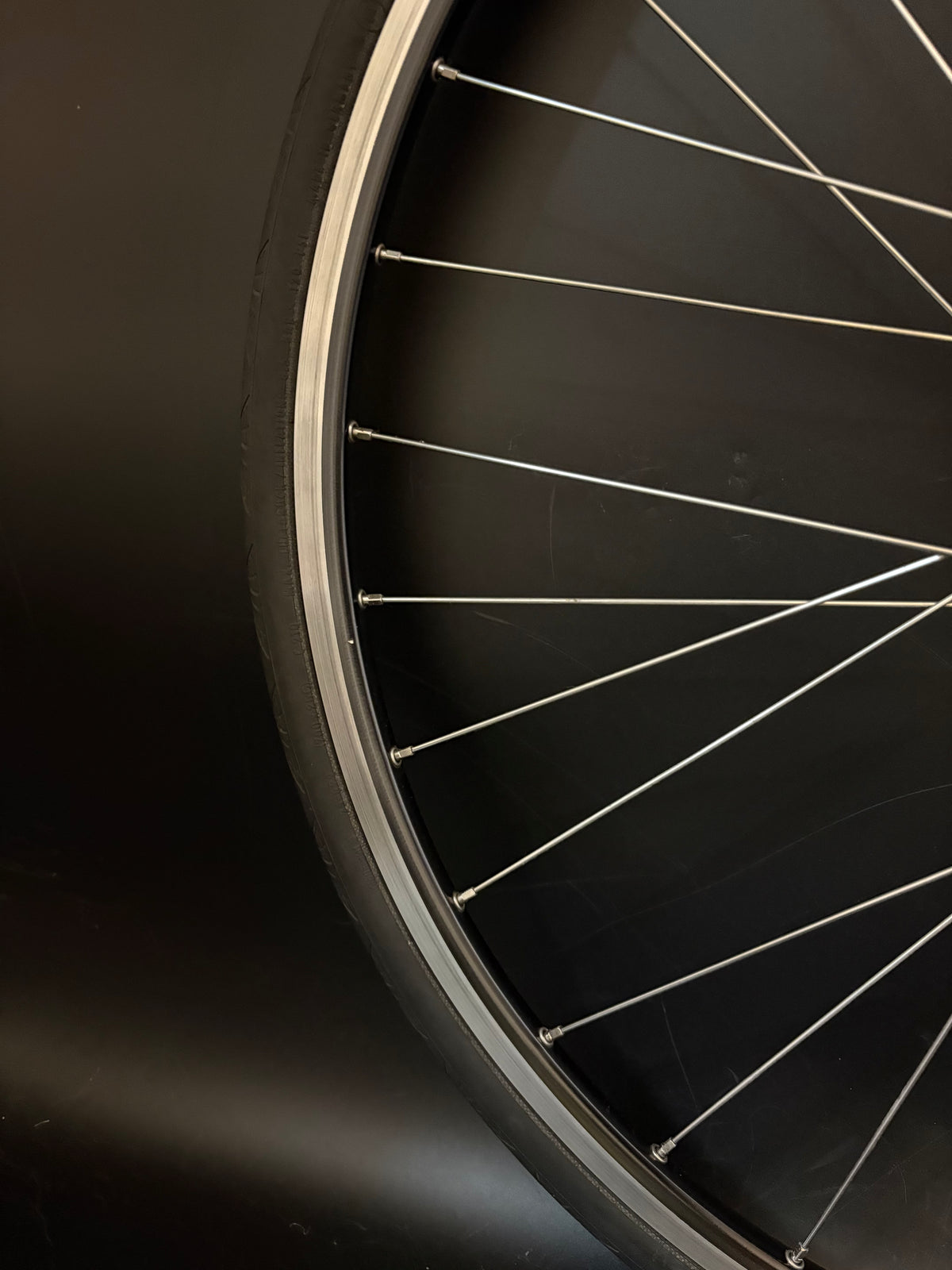 Mavic Open Pro Black / Phil Wood HF Front Wheel 32h