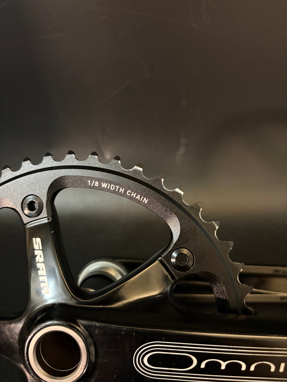 Sram Omnium Crankset Black 167.5mm 48t