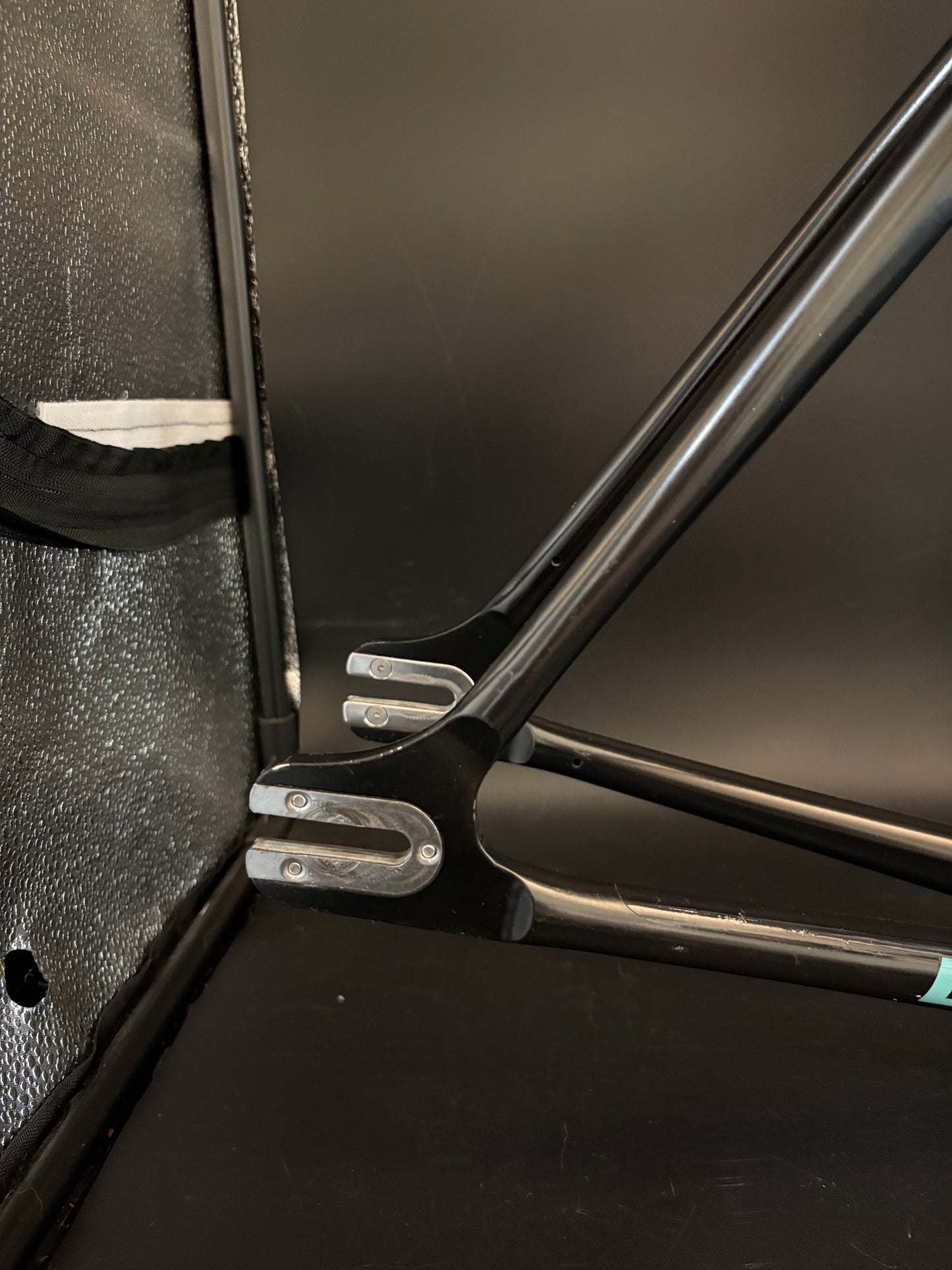 Bianchi Super Pista Frameset Black/Celeste 53cm