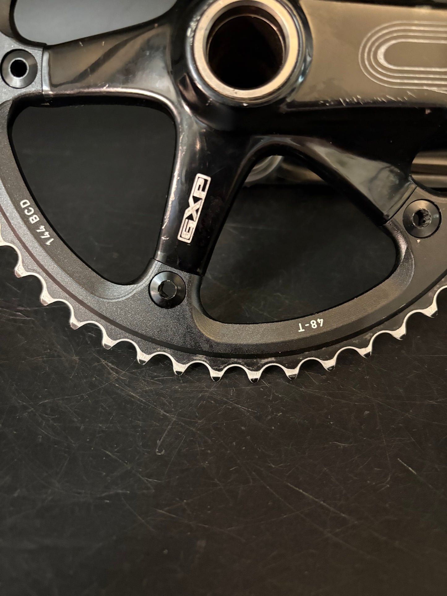 Sram Omnium Crankset Black 165mm 48t