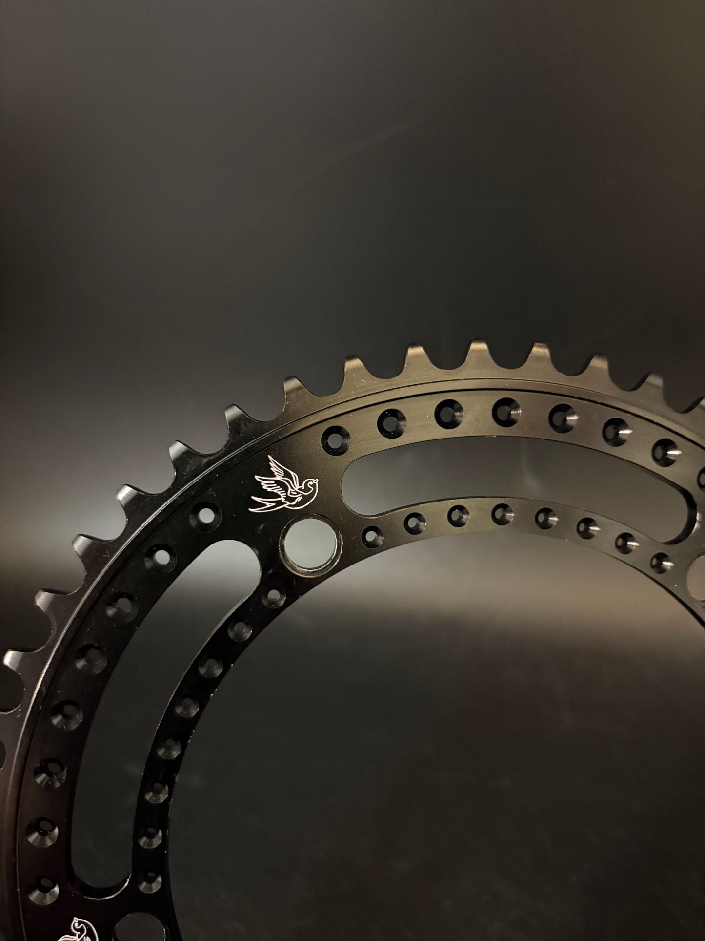 Bespoke Drillium Chainring Black 50t