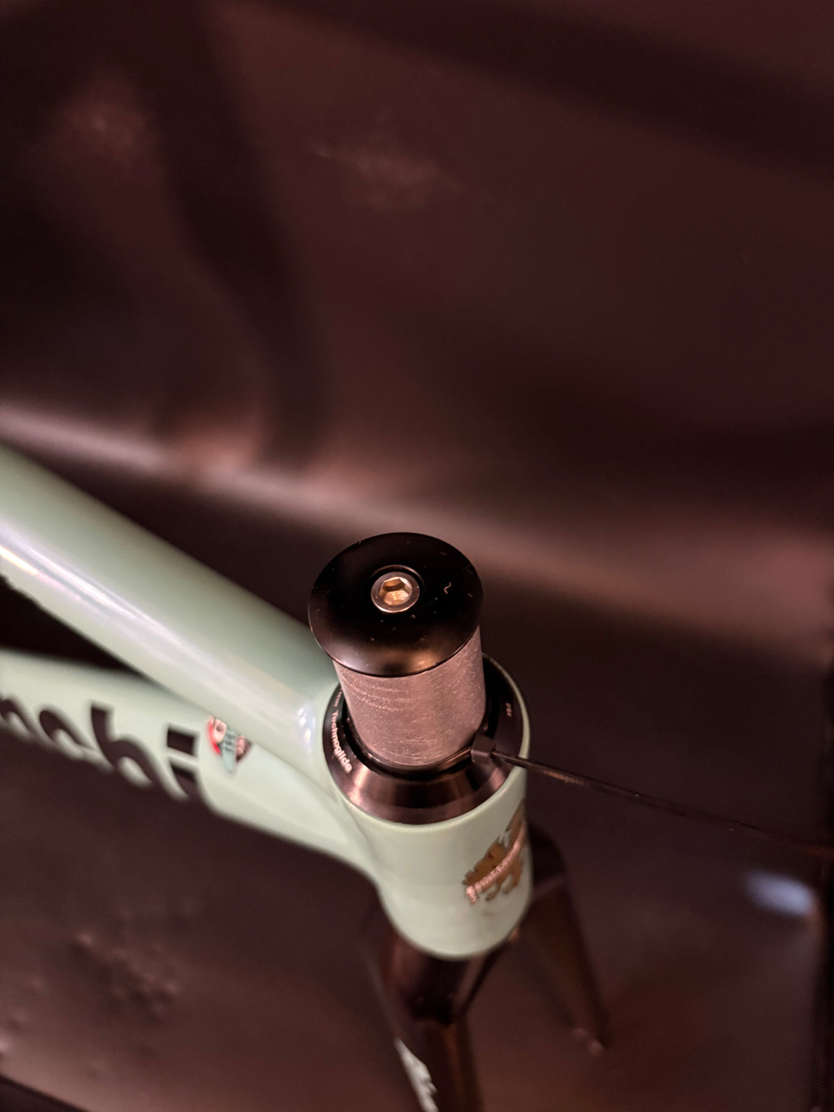 Bianchi Super Pista Frameset Celeste 51cm