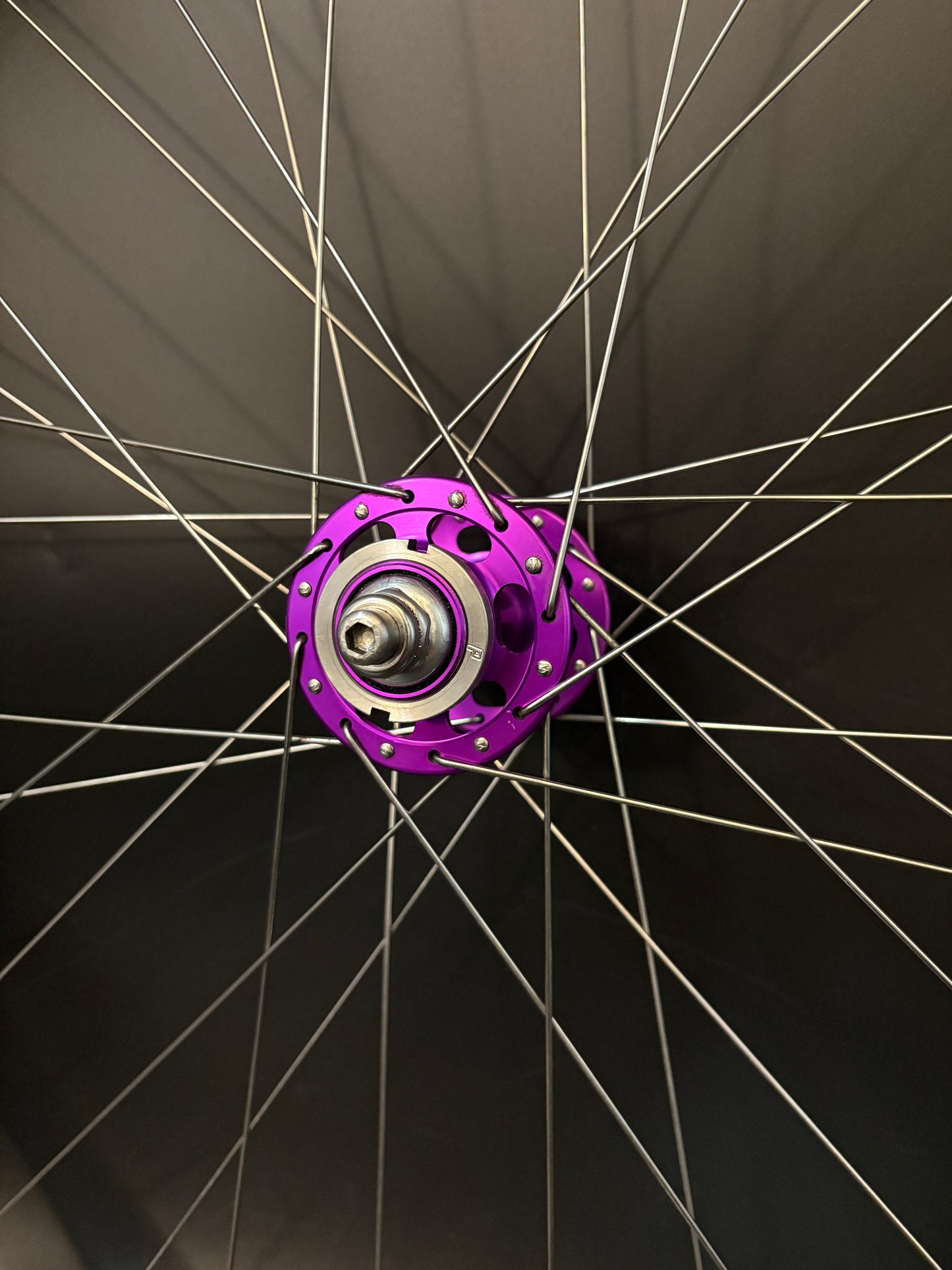 H Plus Son TB14 / Paul Components HF Wheelset Purple 32h