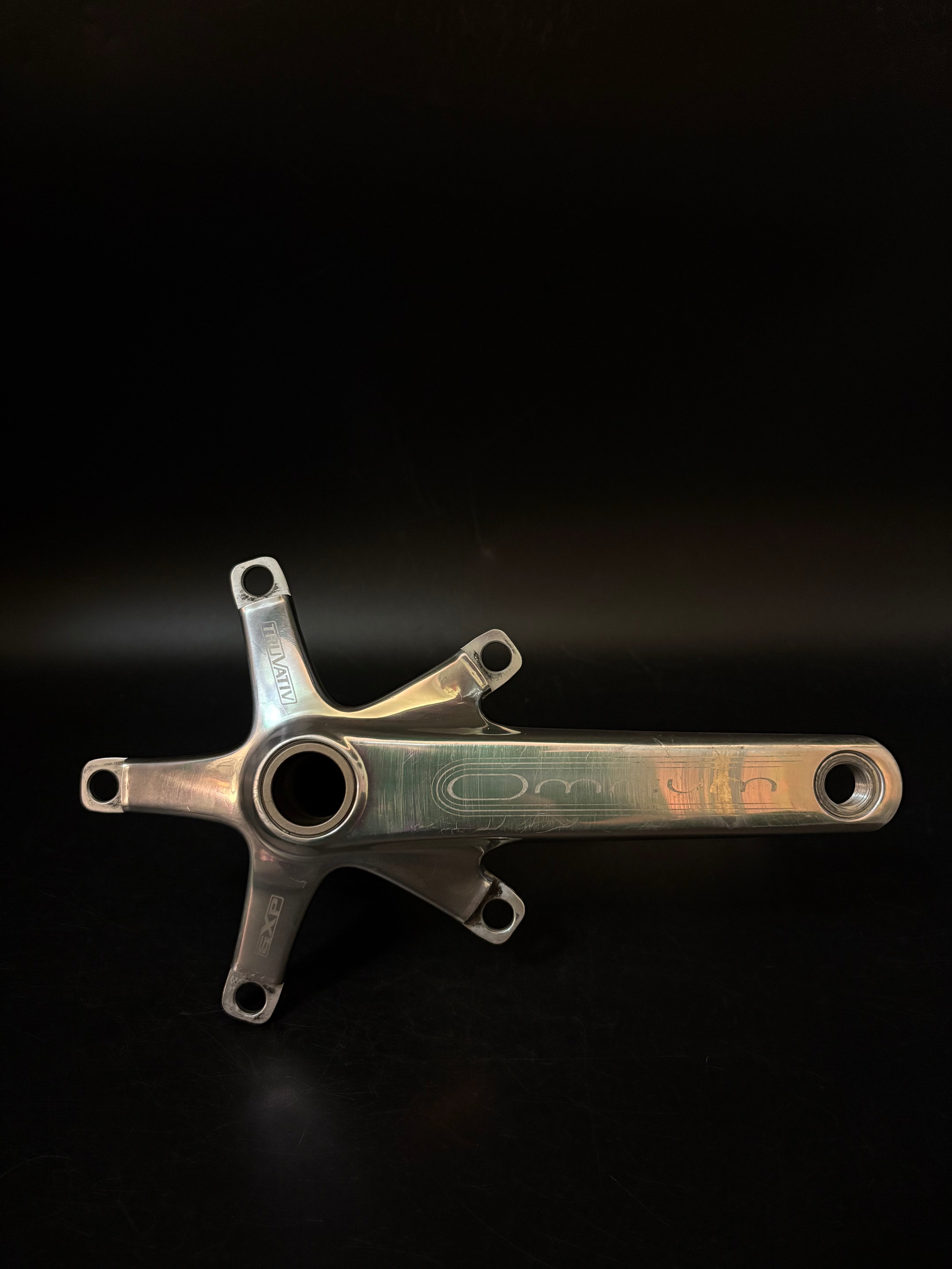 SRAM Omnium シルバー　165mm 廃盤品 omnium-silver-sram-crank-