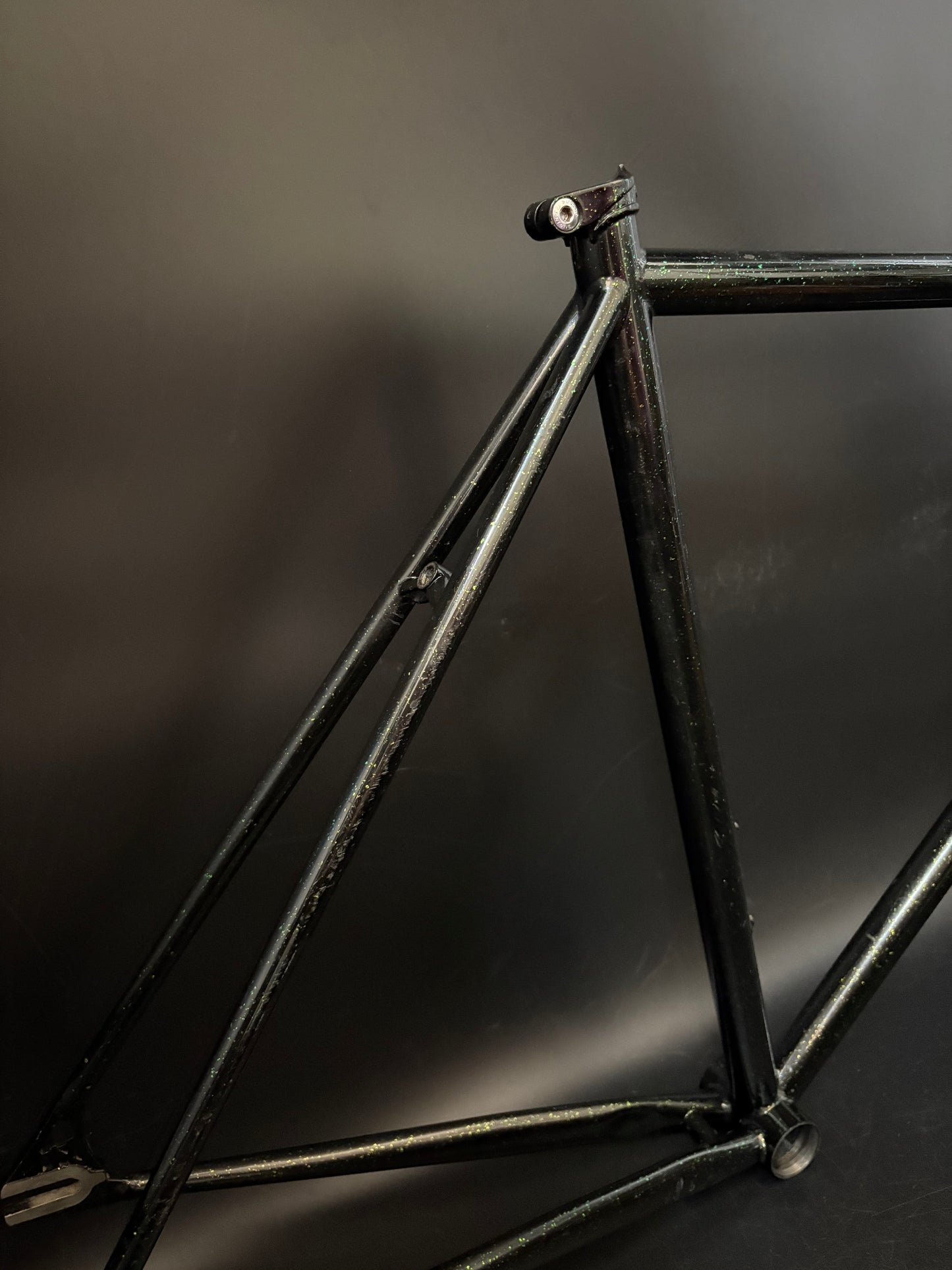 All City Big Block Frameset Green Sparkle 52cm