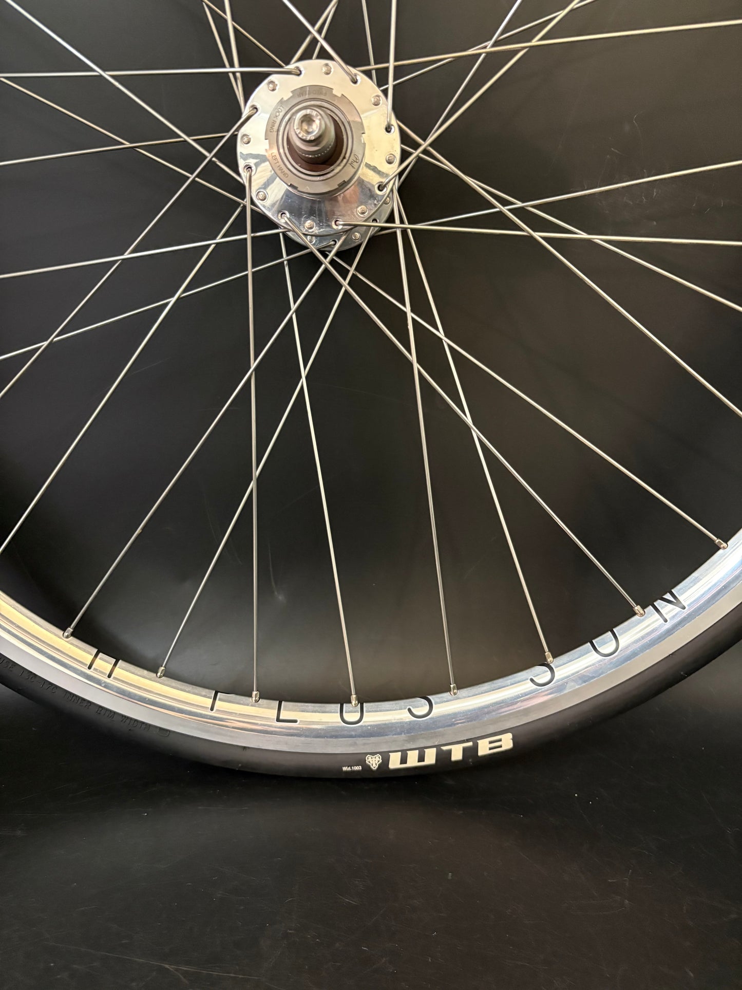 H Plus Son Archetype / Phil Wood HF Wheelset Silver 32h