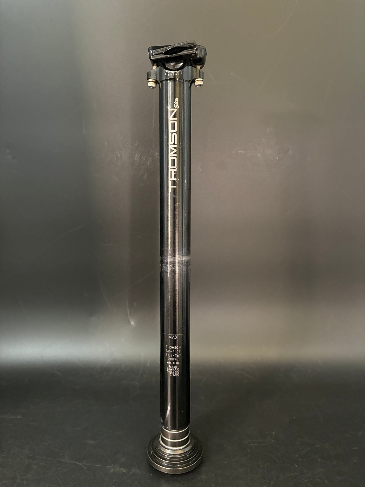 Thomson Elite Seatpost Black 31.6 367mn