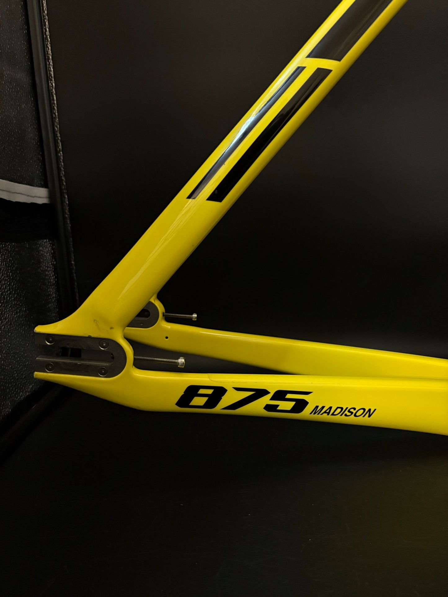 Look 875 Madison Frameset Yellow Carbon Small