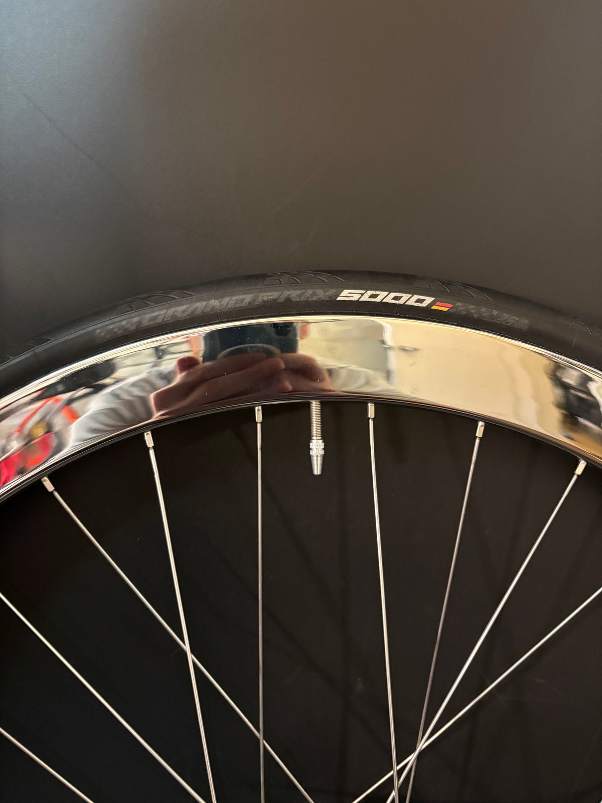 H Plus Son Formation Face Mirror Polish / Suntour Superbe Rear Wheel 32h