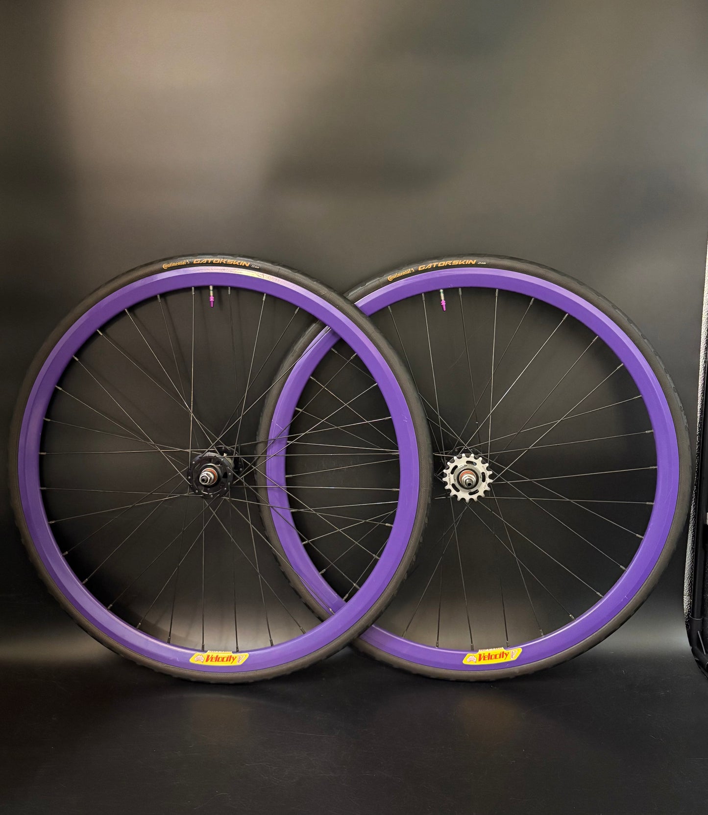 Velocity Deep V Purple / Origin 8 Wheelset 32h