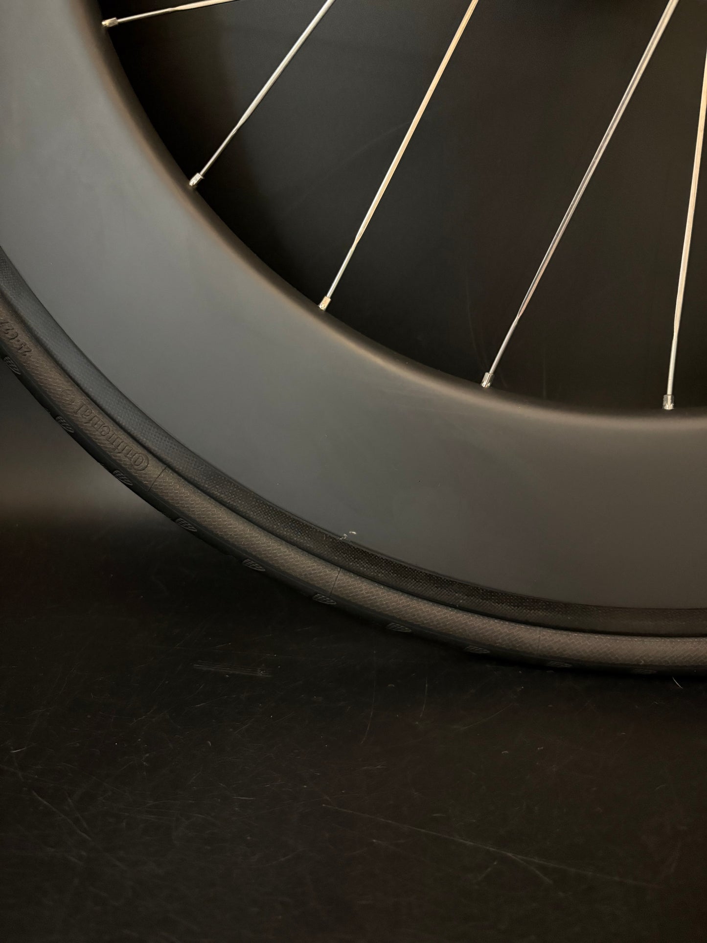 Unbranded Carbon 88mm / Phil Wood Pro Wheelset Black 20h