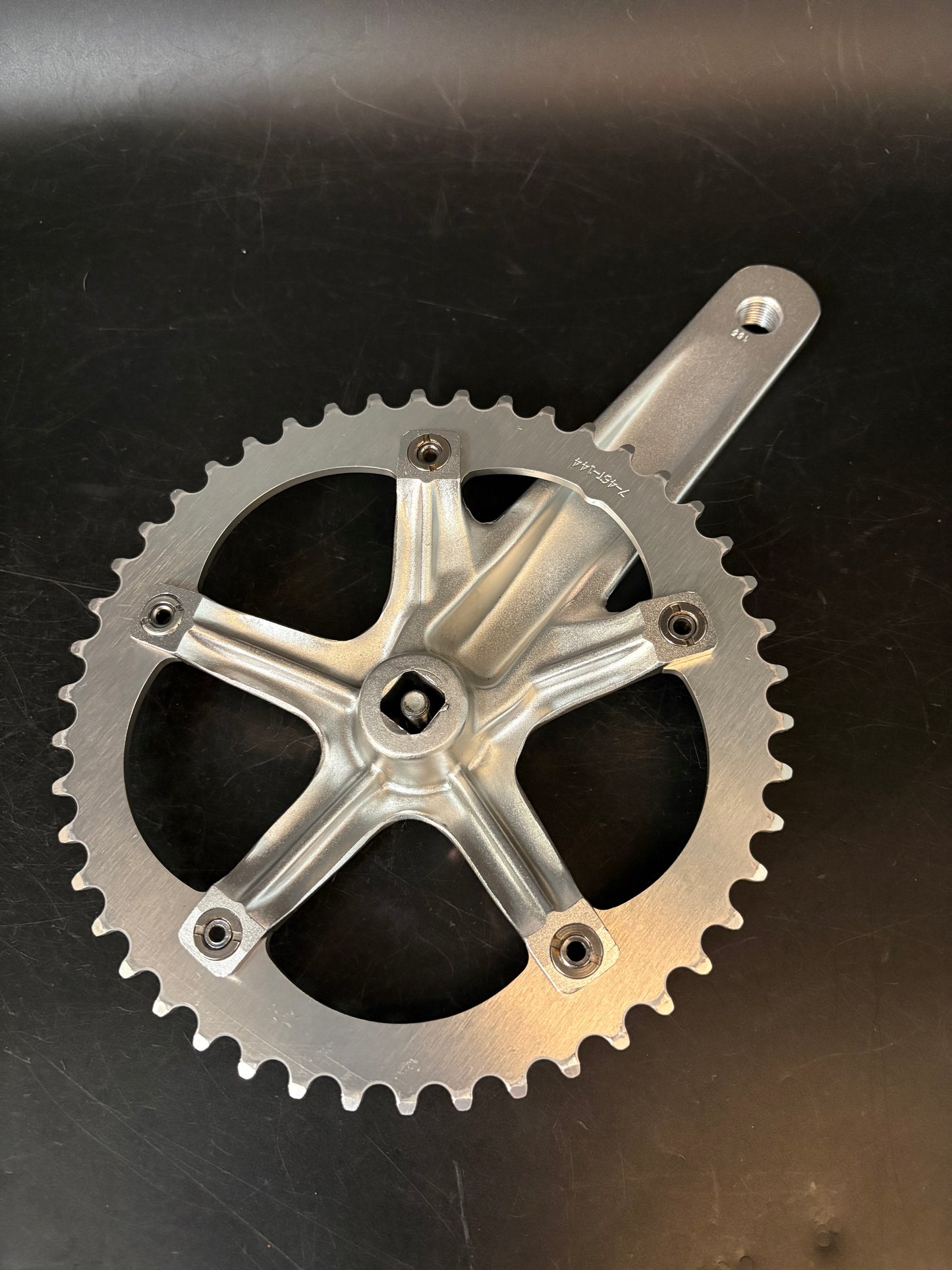 All City Crankset Silver 165mm 46t