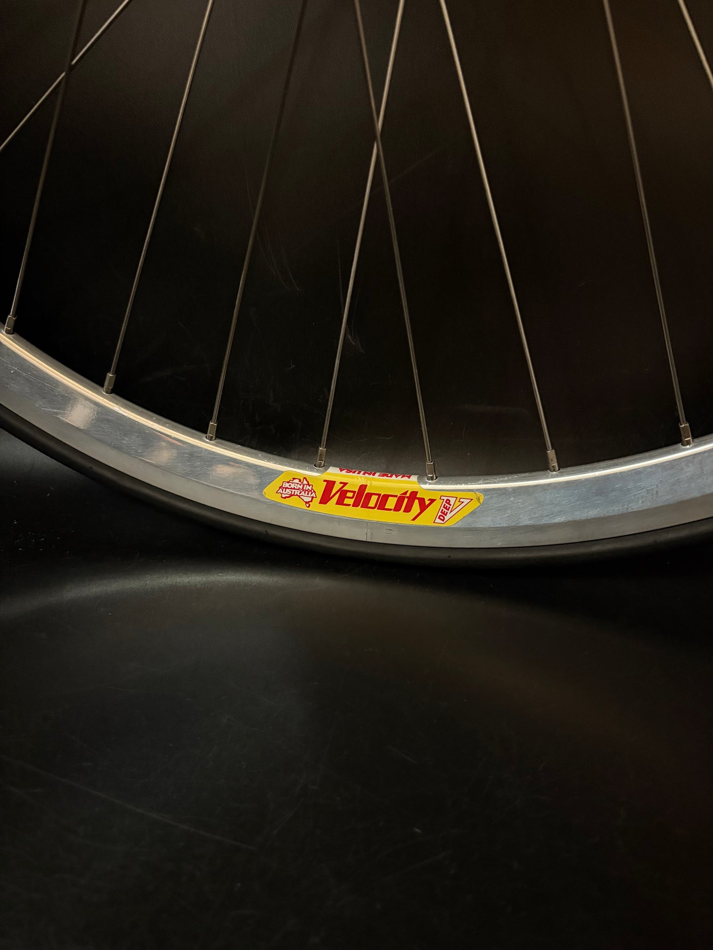 Velocity Deep V Silver / Phil Wood LF Wheelset 32/36h