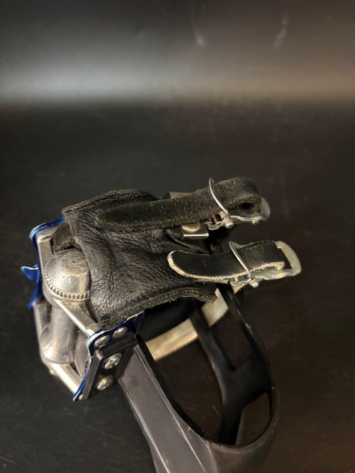 MKS Sylvan Pedals Blue / Double Straps Pedal Setup